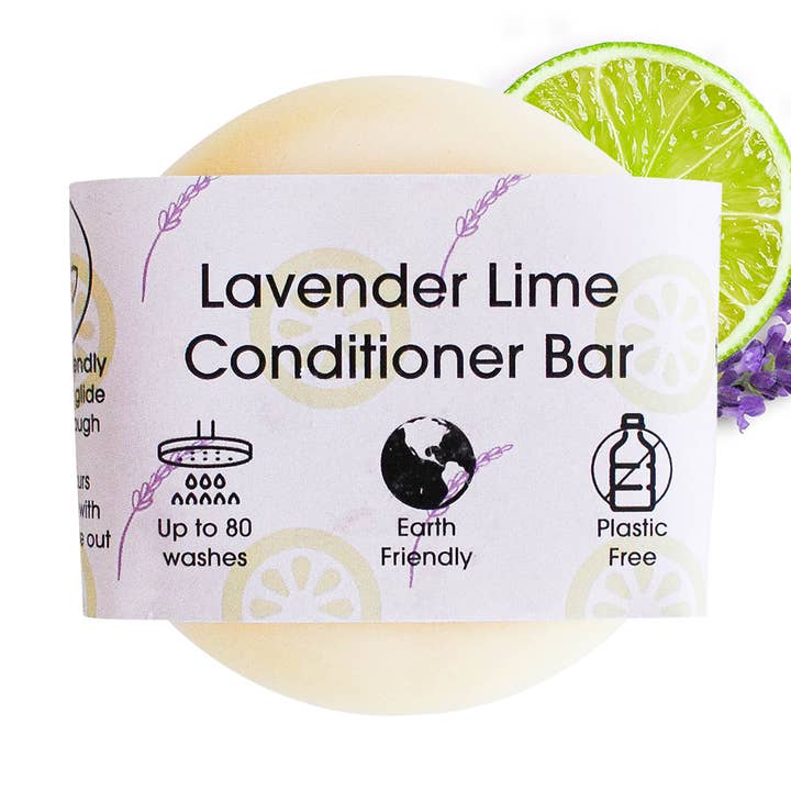 Lavender and Lime Solid Conditioner for wholesale by The Natural Spa Cosmetics