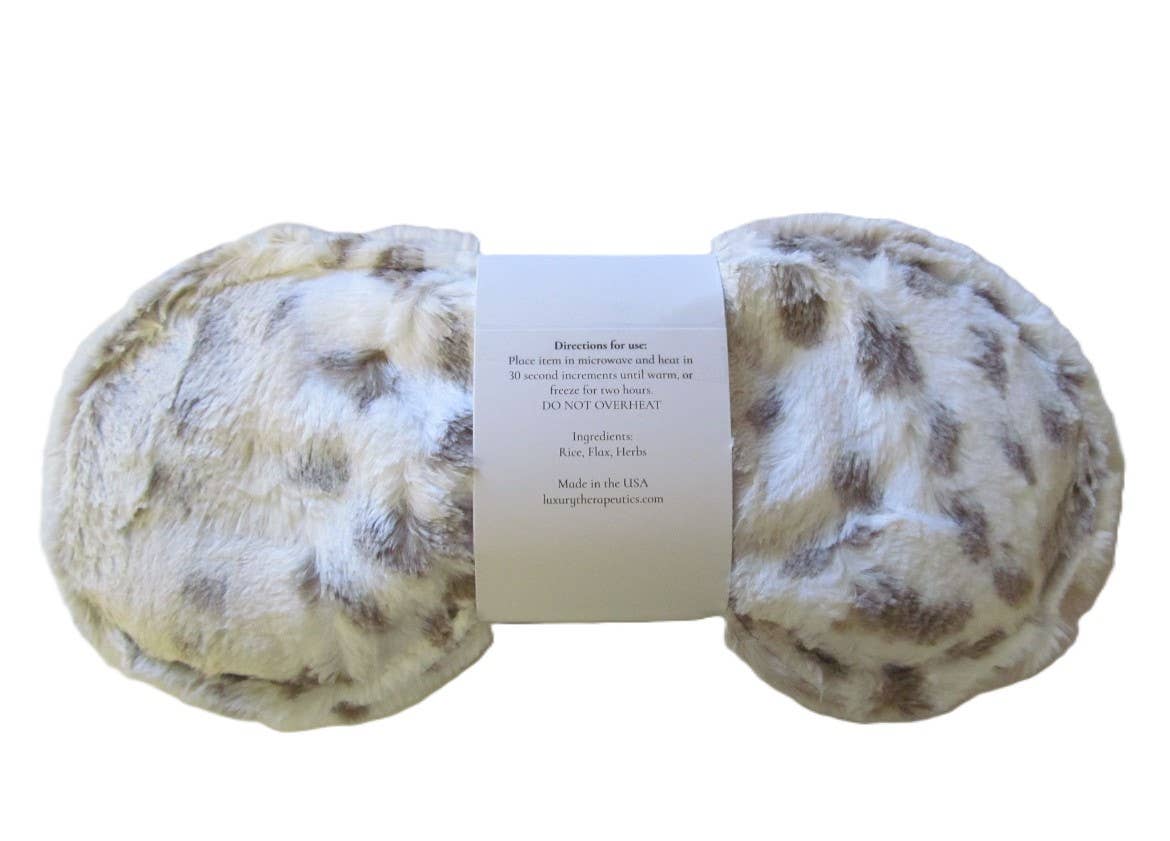 Luxury Therapeutics - Venta al por mayor Cojín de spa/terapia - Almohada relajante para ojos con funda extraíble de piel sintética del círculo polar ártico2