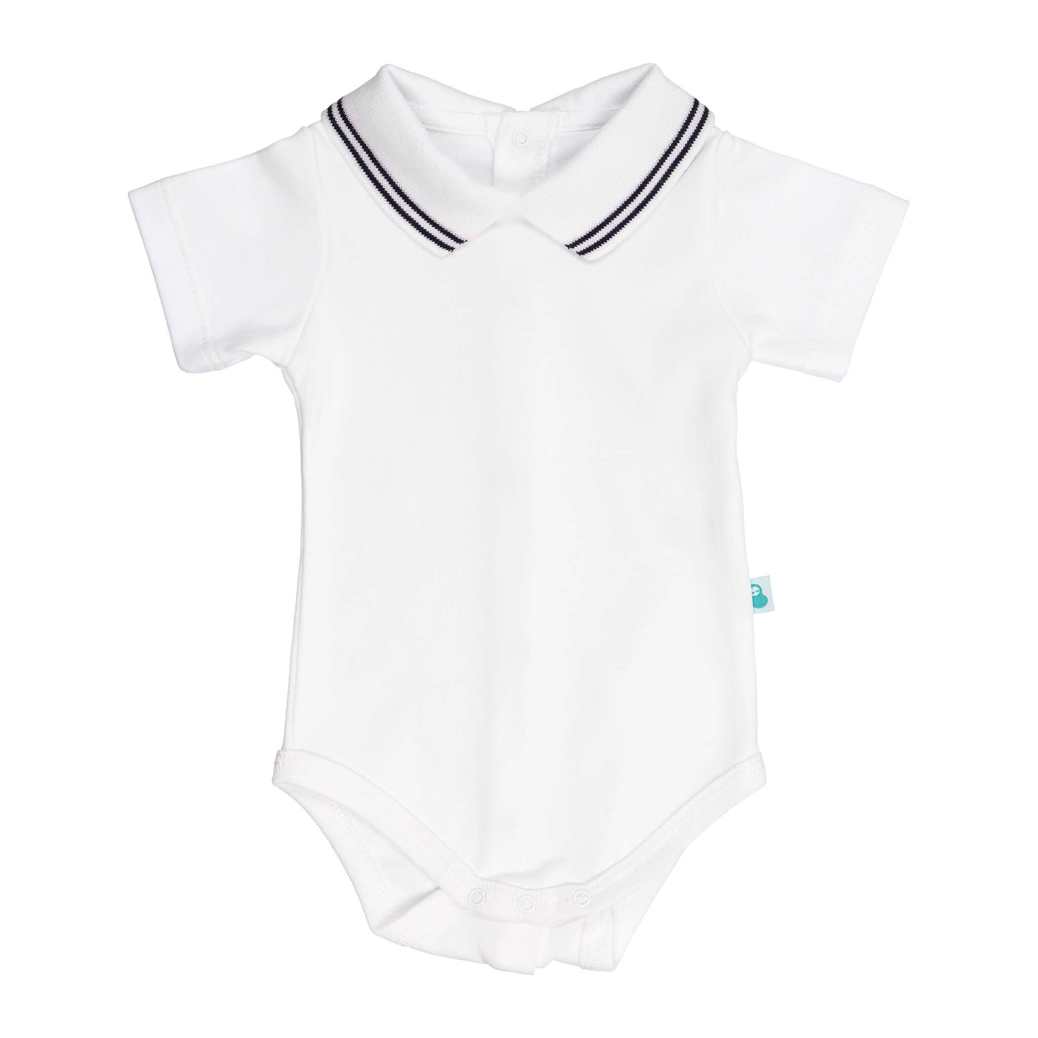 Bean Baby Clothes - Wholesale Bodysuit (Non-Footed) - Baby - Cotton Baby Bodysuit Onesie with Polo-Style Collar7