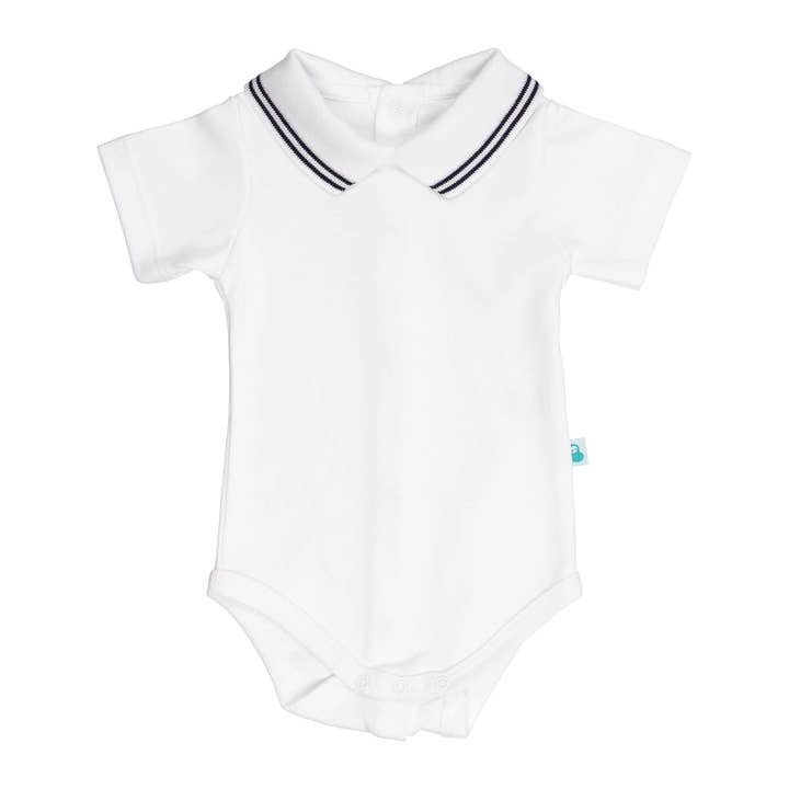 Bean Baby Clothes - Wholesale Bodysuit (Non-Footed) - Baby - Cotton Baby Bodysuit Onesie with Polo-Style Collar7