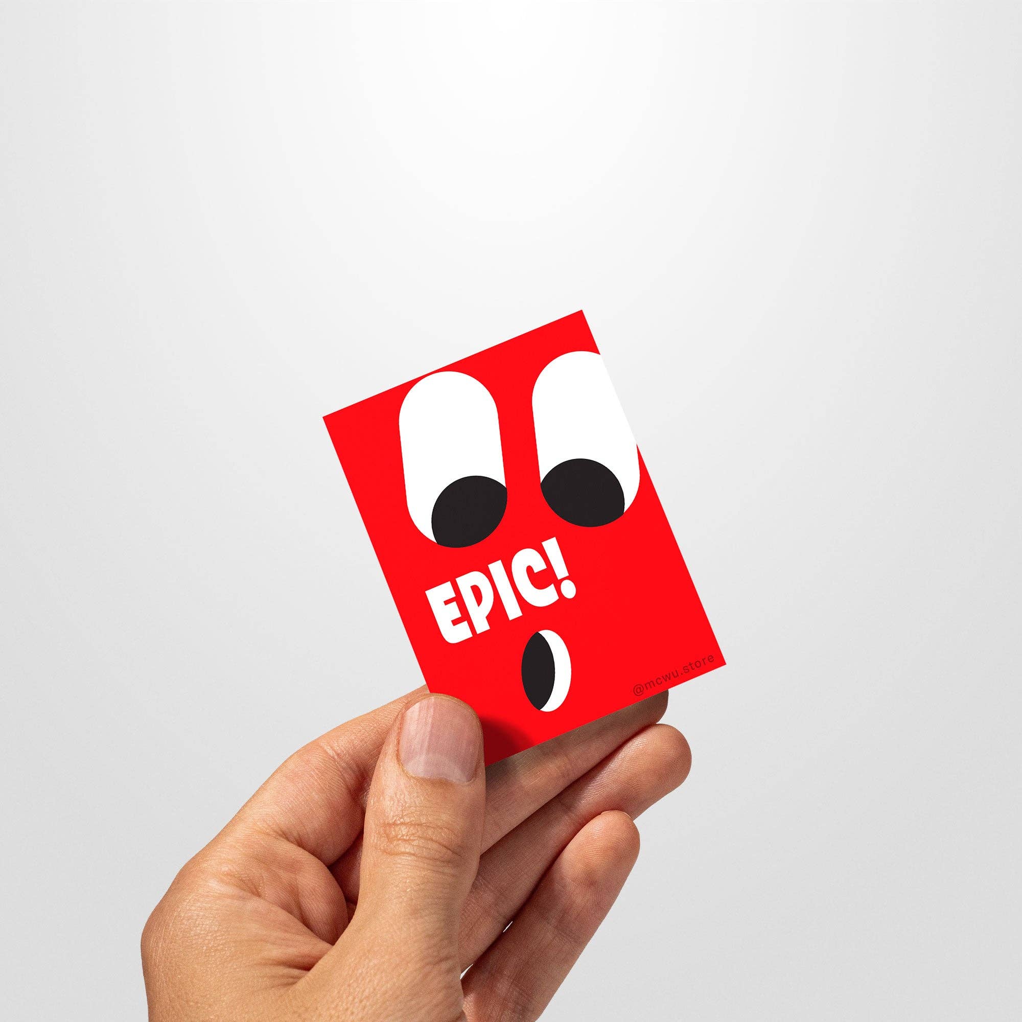 McWu - Vendita all'ingrosso Adesivo - Adesivo epico1