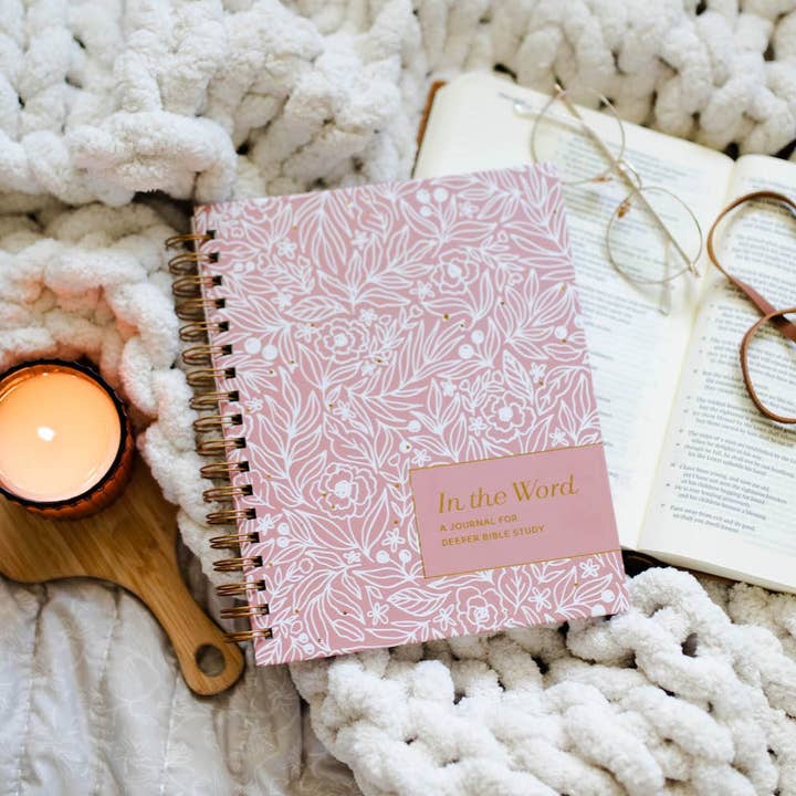 The Daily Grace Co - Wholesale Journal/Diary - In the Word Journal | Pink Floral