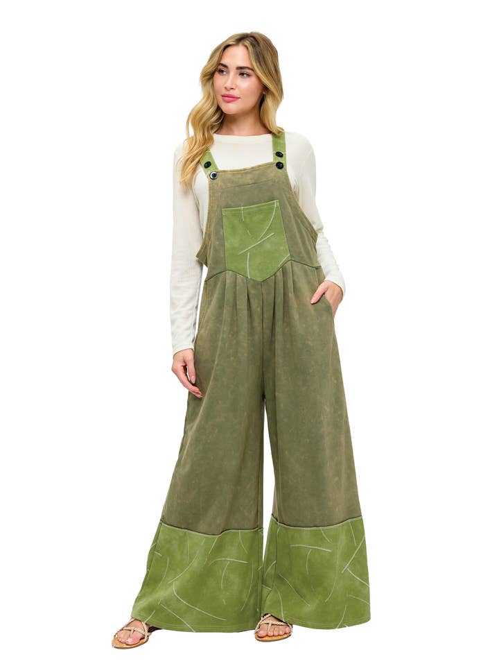 Overall Hippie Stonewashed Patchwork for wholesale by Yak & Yeti