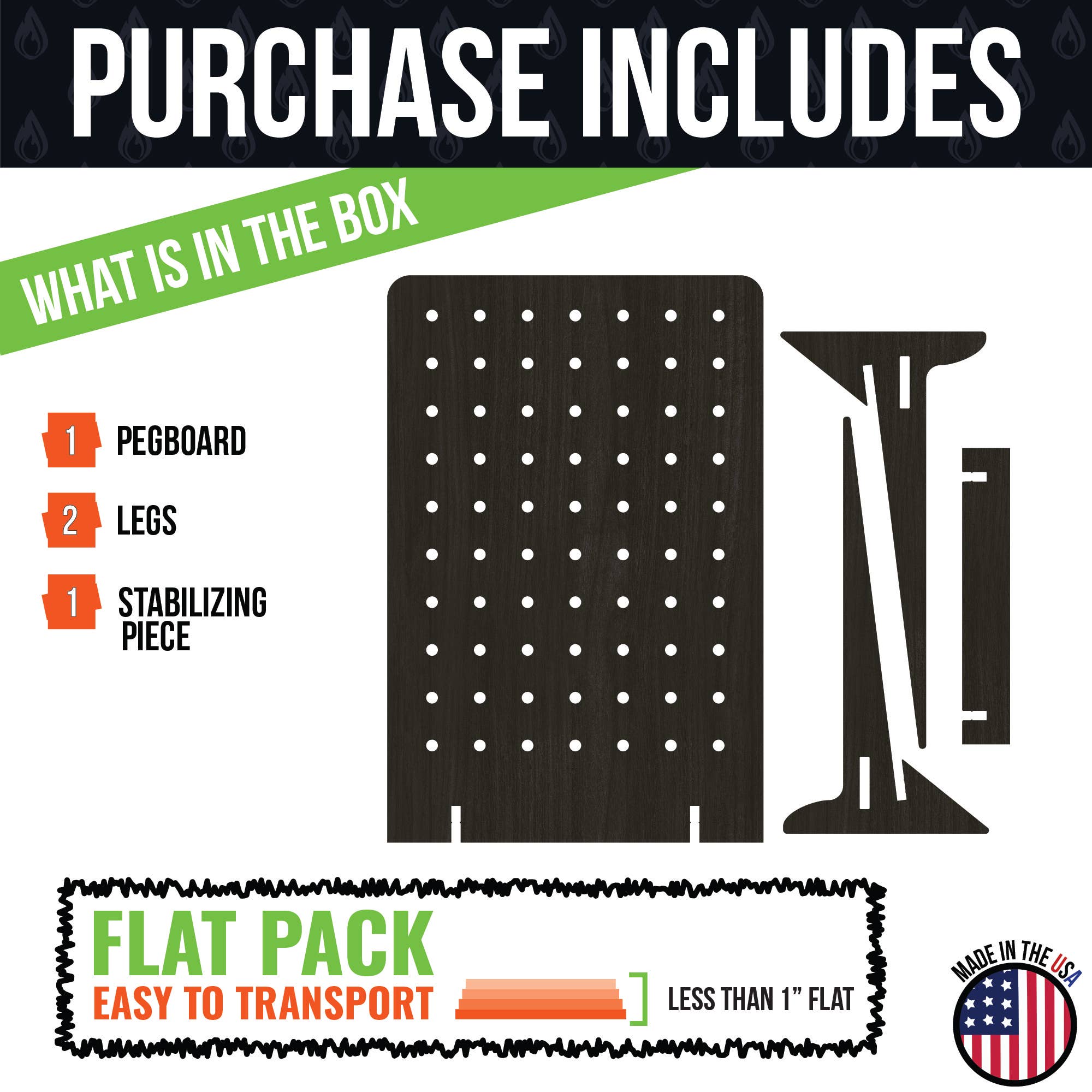 Torched Displays – wholesale Retailer display stand/case – Pegboard Display - Various Sizes and Colors21