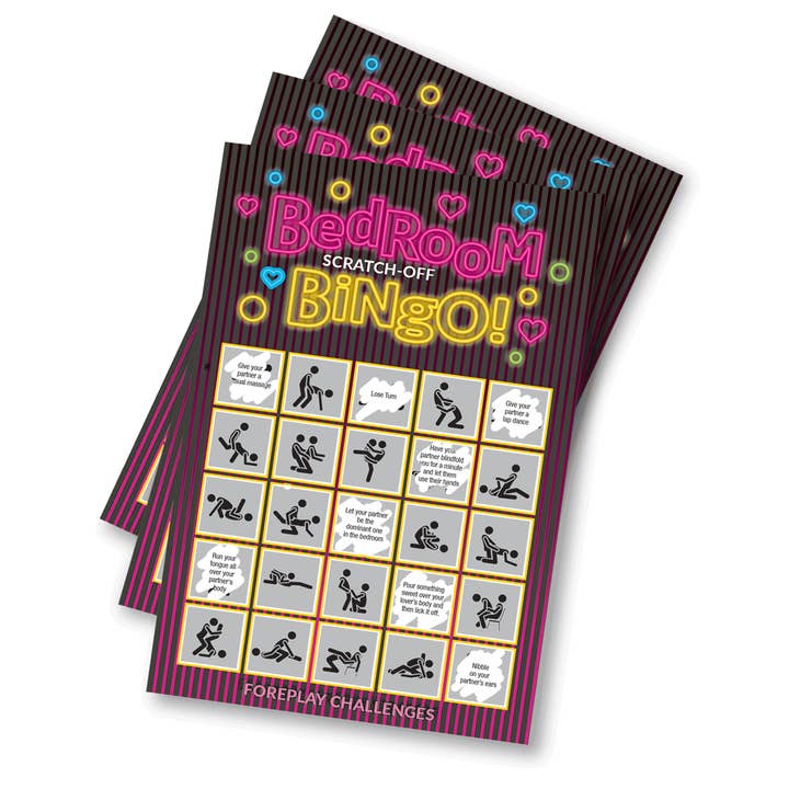 Little Genie Productions - Wholesale Sex Toy - Bedroom Bingo Scratch off Romance Game