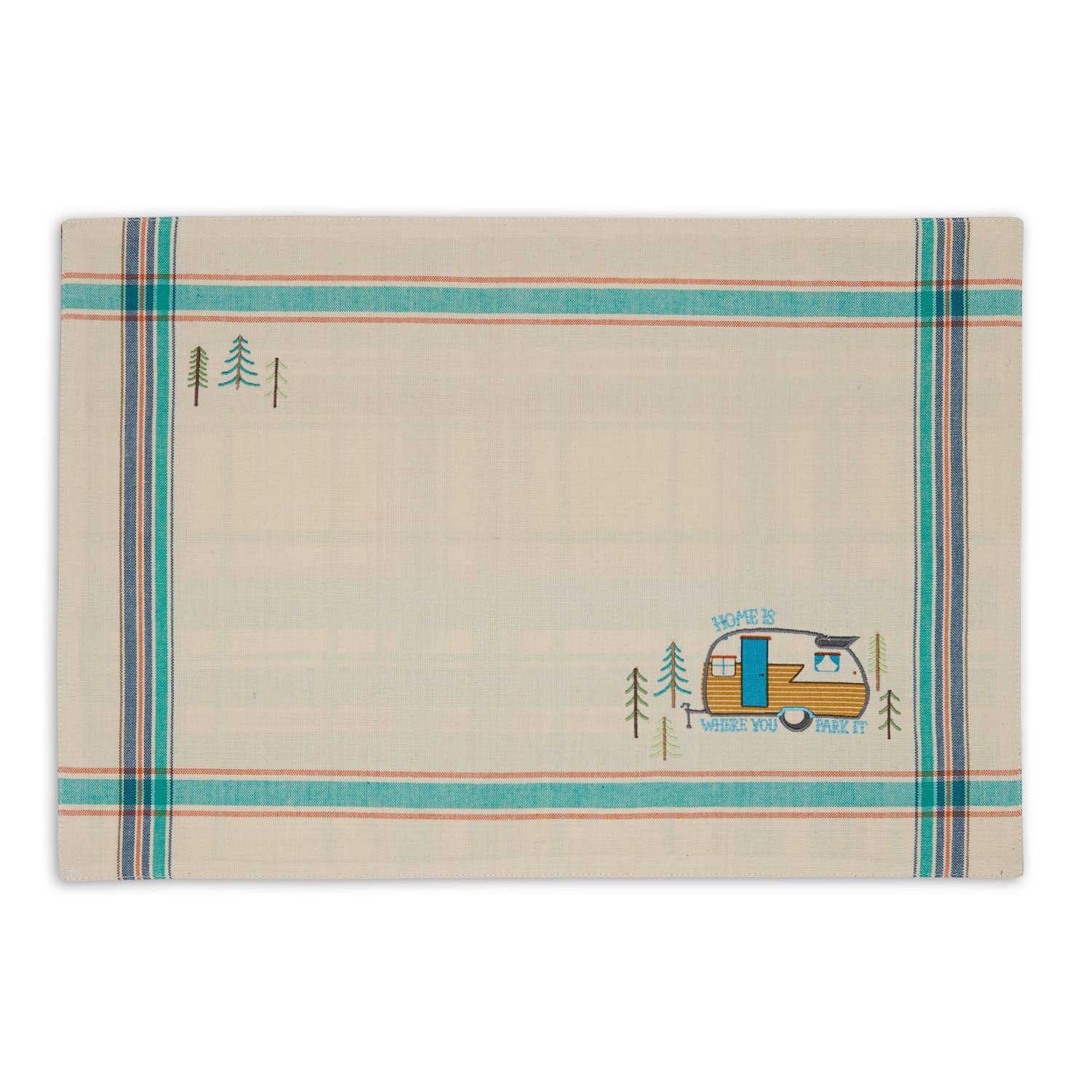 Design Imports - Wholesale Placemat - Camper verfraaide placemats gemengd dozijn2