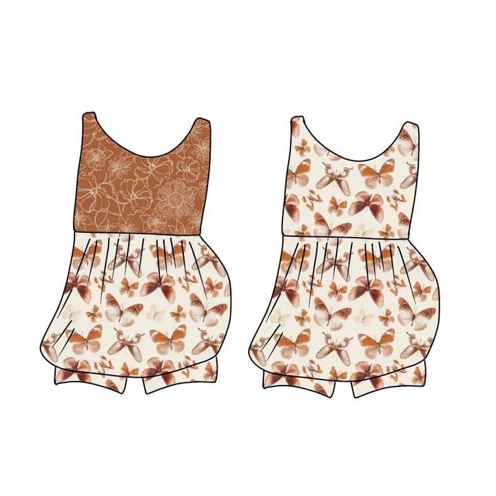 Barboteuse Bubble sans manches pour tout-petit pour la vente par Remi Rae’s LLC