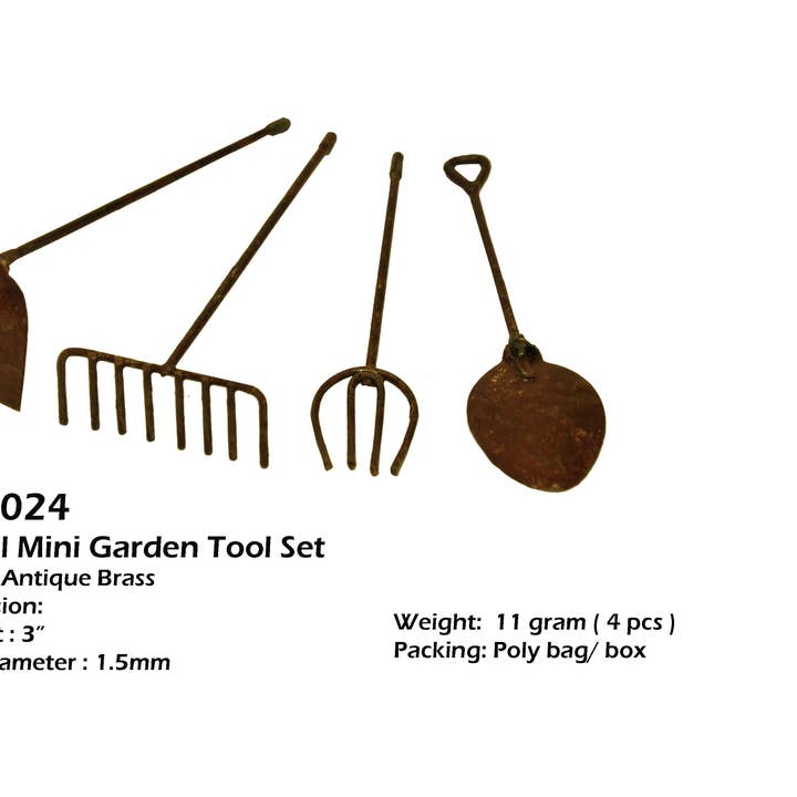 Fairy Garden Miniature Tools (Set of 4), Rustic and other Purchase Wholesale orc miniatures. Free Returns & Net 60 Terms on Faire trending on Faire.