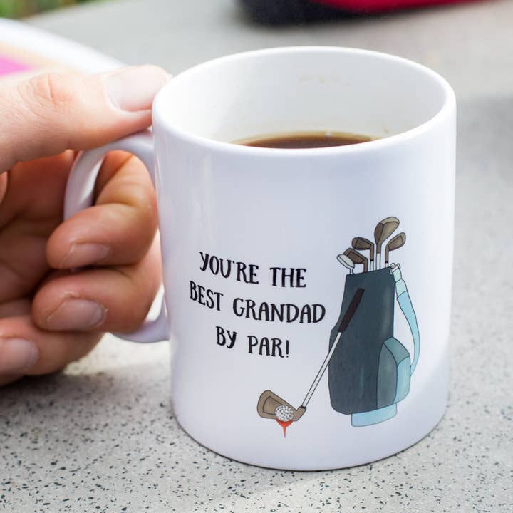 Mug de golf original pour la fête des pères pour la vente par The Gifting Knot Ltd