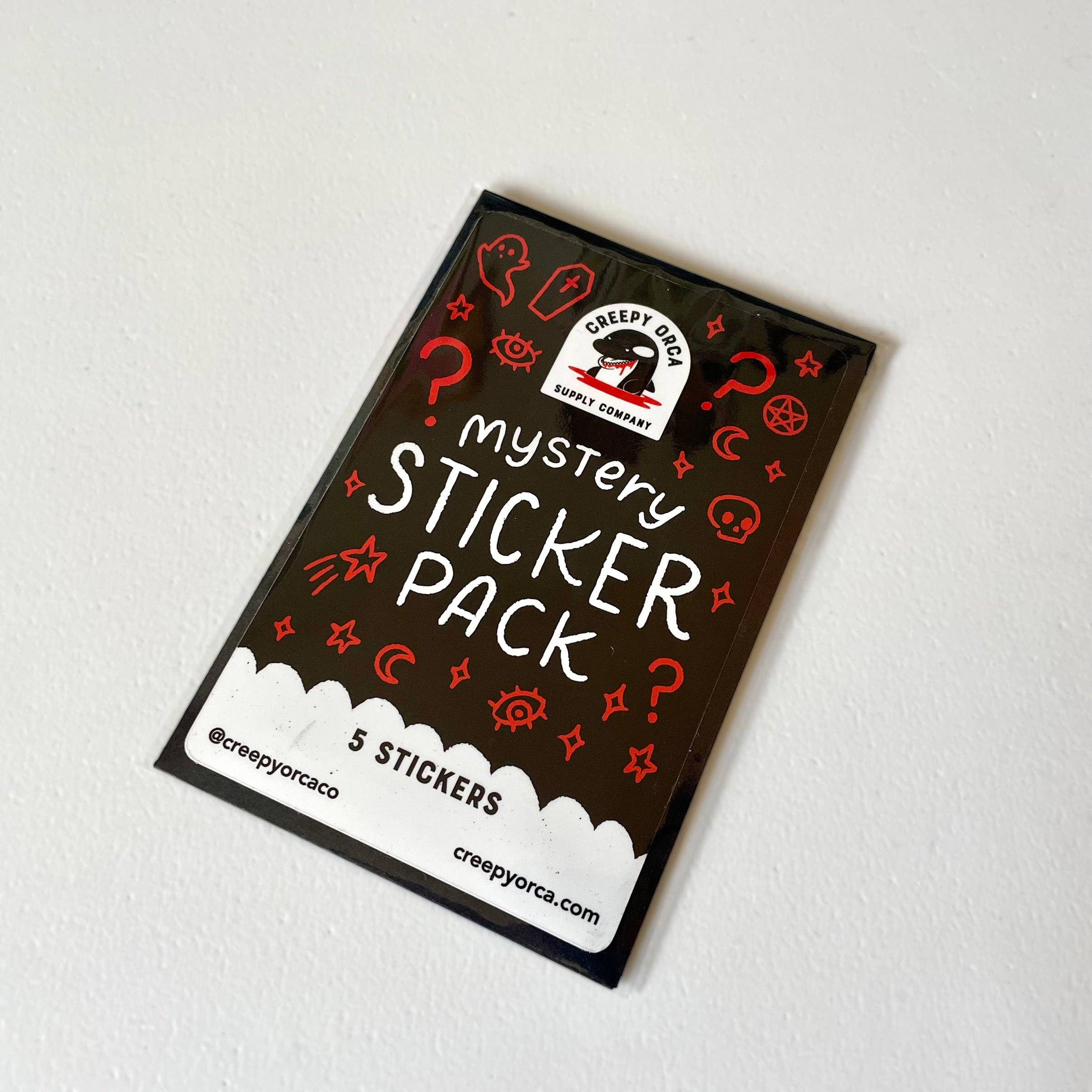 Creepy Orca Supply Company - Wholesale Sticker - Mystery Sticker Pack - 5 Stickers2