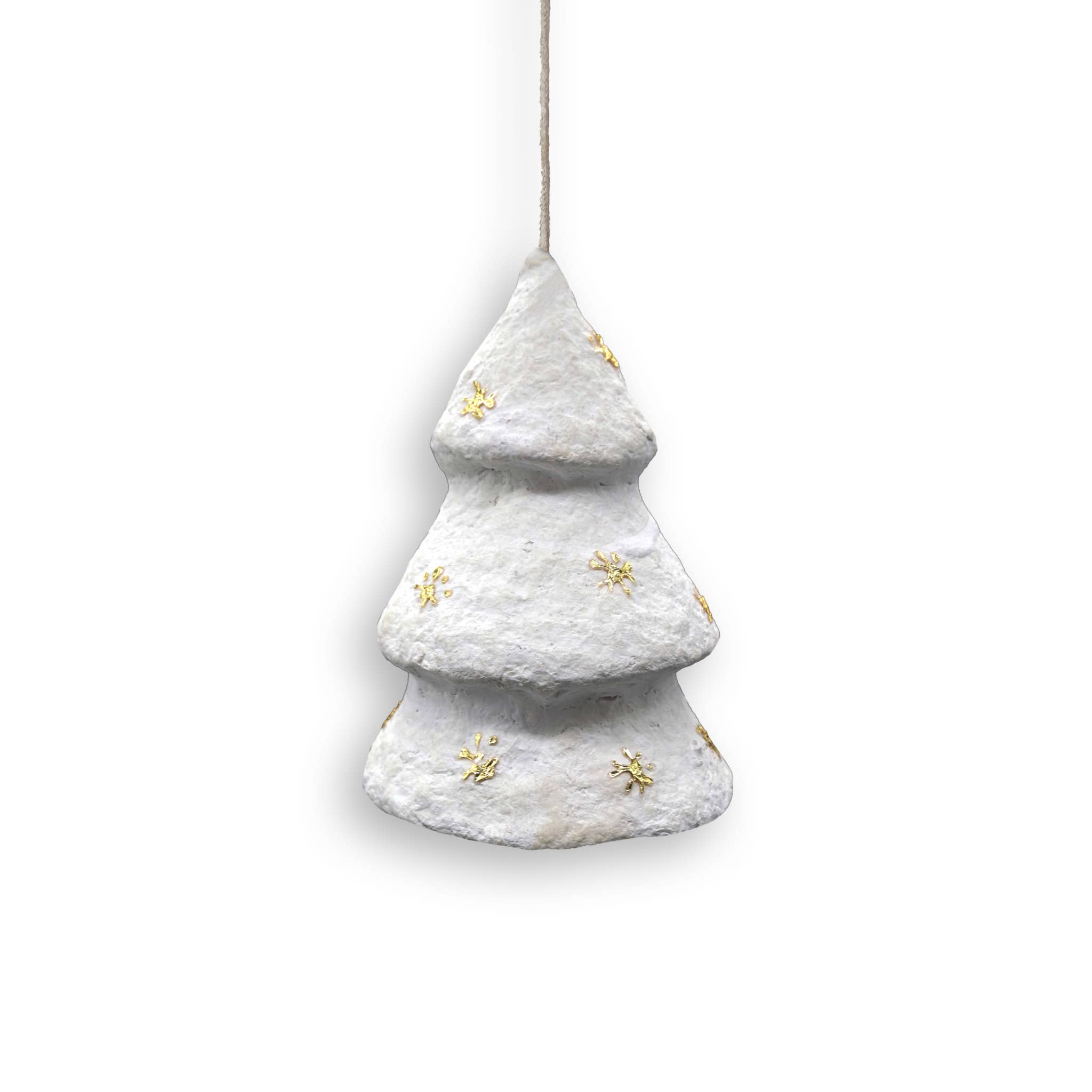 French Graffiti - Vente Objets de décoration - Décoration d'arbre en papier mâché blanc1