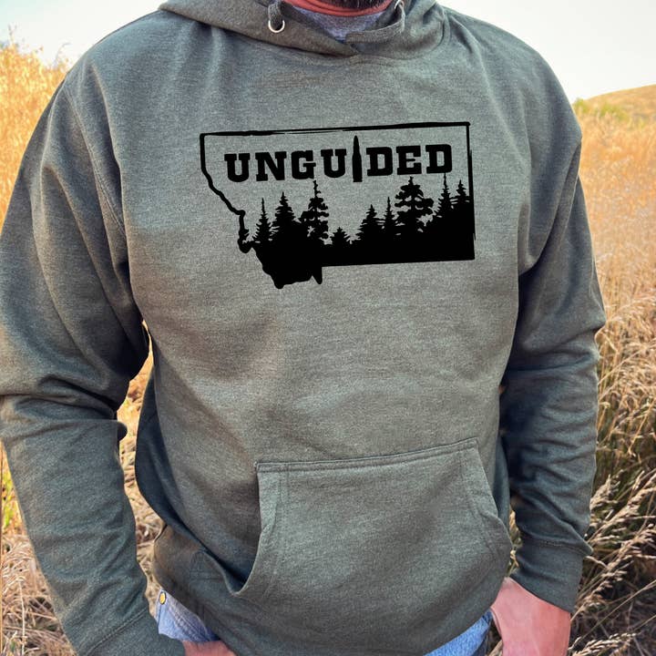 MEN'S MONTANA UNGUIED HOODIES (MULTIPLE COLORS) for wholesale by Back Road Designs