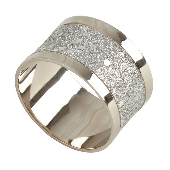 Sparkling Design Napkin Ring for wholesale by Saro Lifestyle