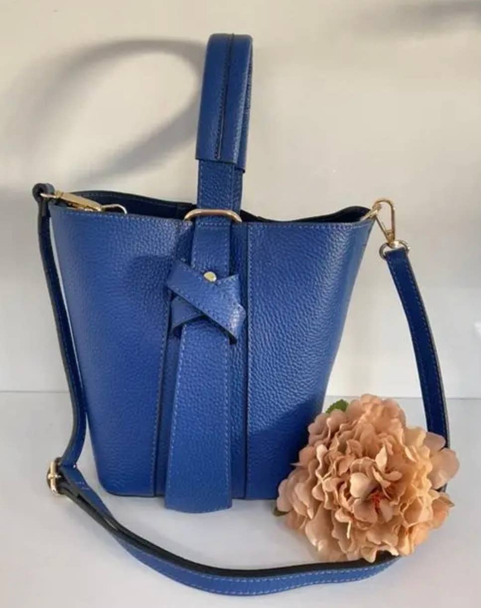 JIJOU CAPRI - Wholesale Top Handle Bag - Women's - STBIBI Leather Bucket Bag & Pouch JIJOU CAPRI1