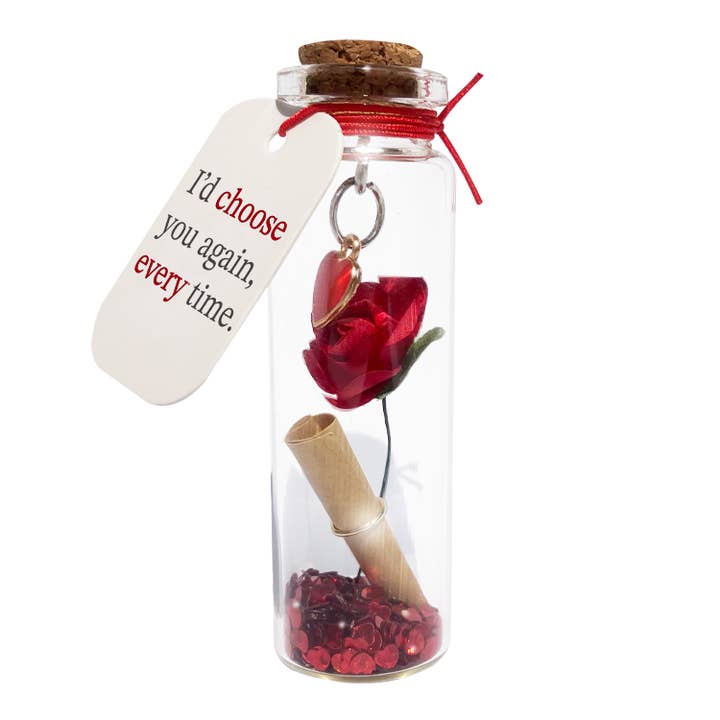 Rose with Message of Love in Mini Bottle Assortment Display and other Purchase Wholesale mini rose bottles. Free Returns & Net 60 Terms on Faire trending on Faire.