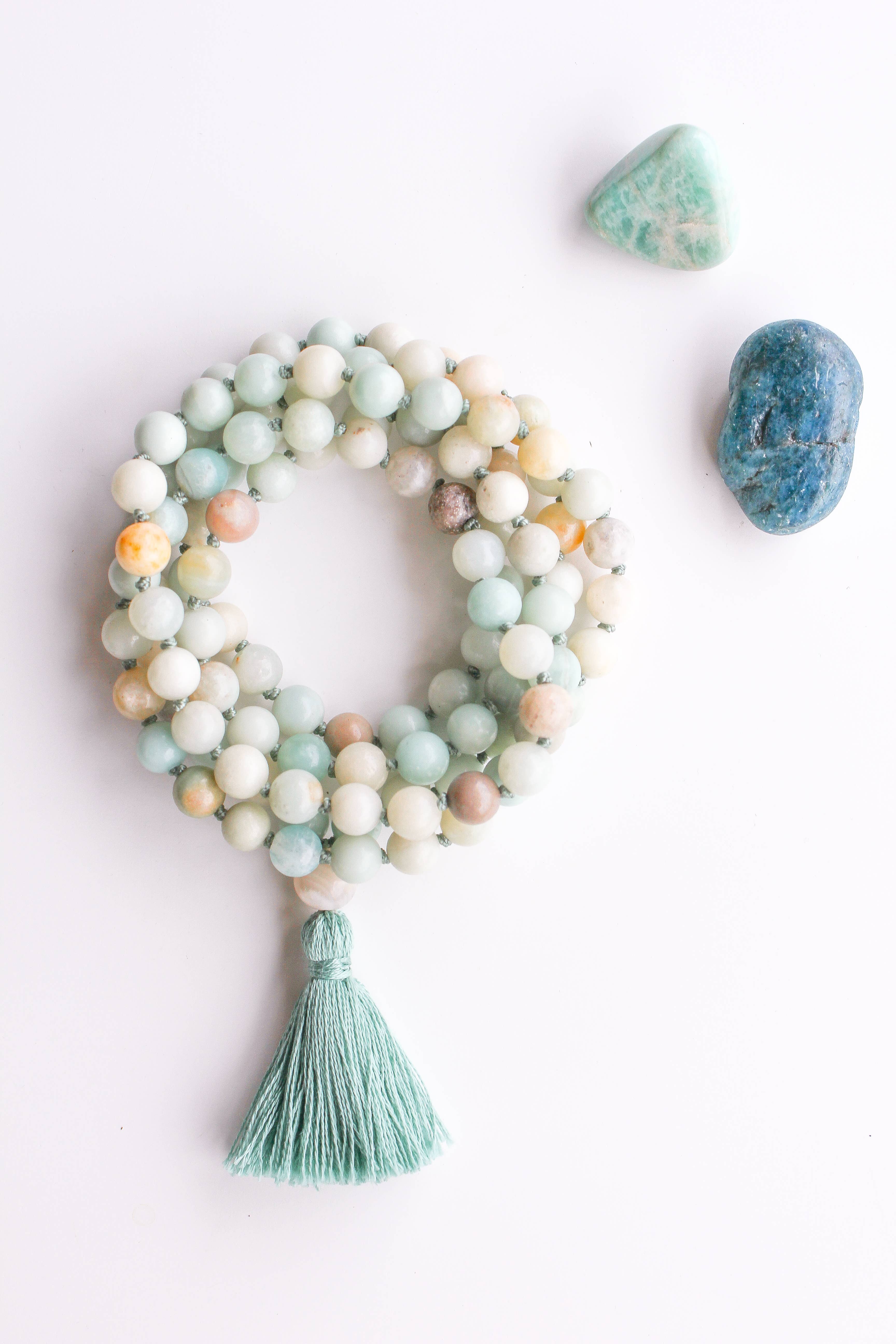 MadeByTheMoonchild - Wholesale Prayer Beads Necklace - Harmony Mala | Balance and Intuition7