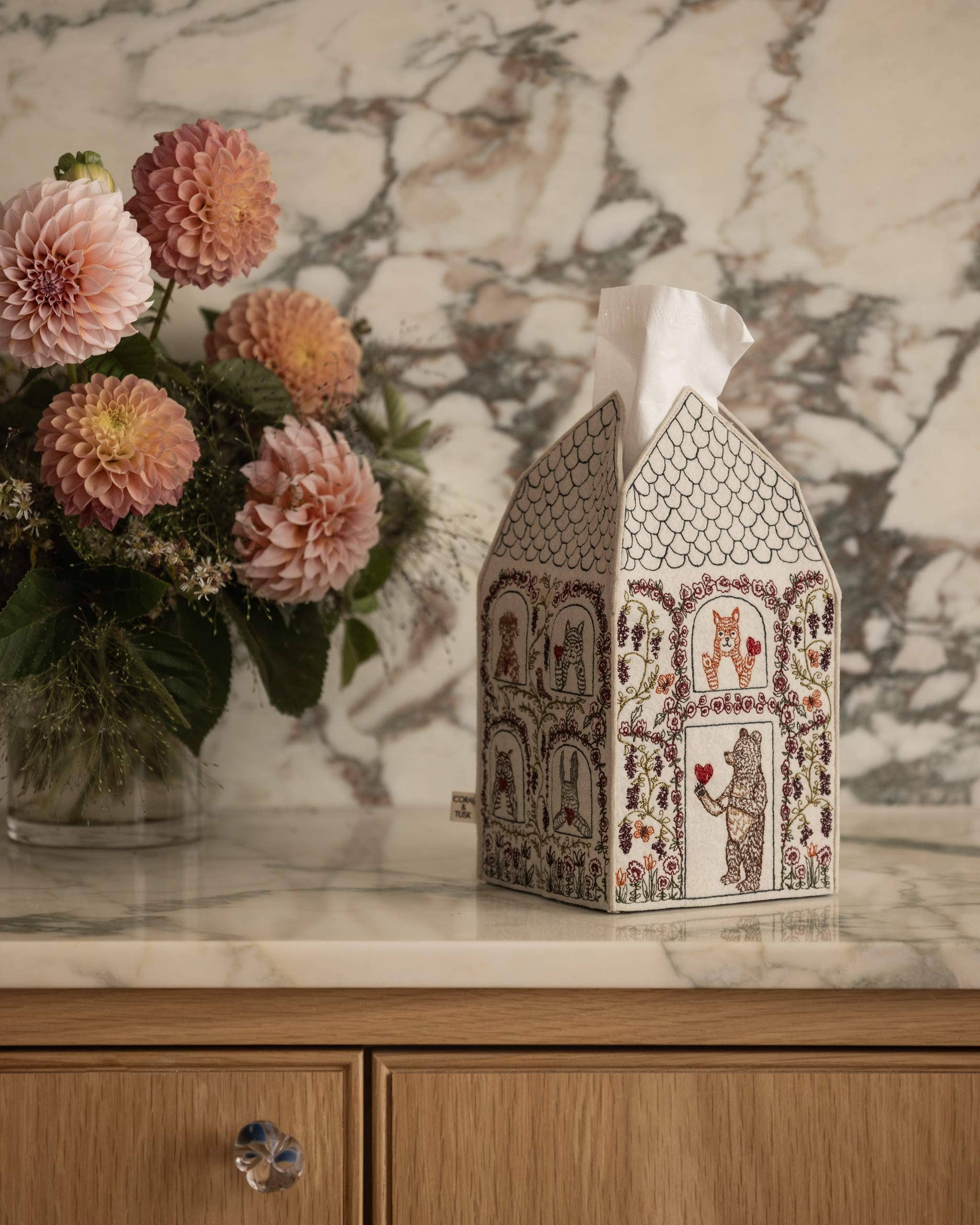 Coral & Tusk - Wholesale Tissue Box - Home is Where the Heart is Tissue Box Cover5