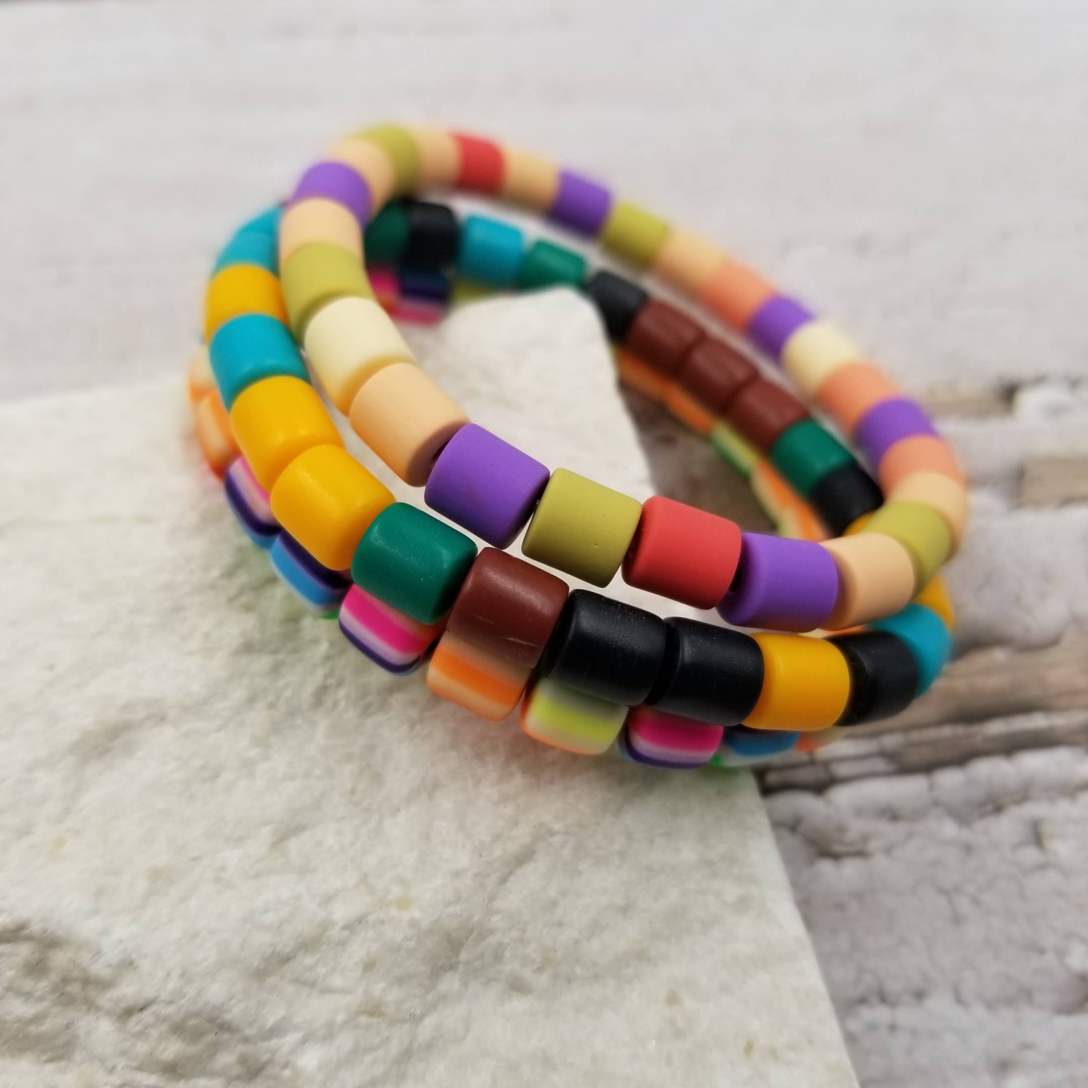 Treasure Wholesale - Vente Bracelet de perles - Bracelet en argile à la dopamine3