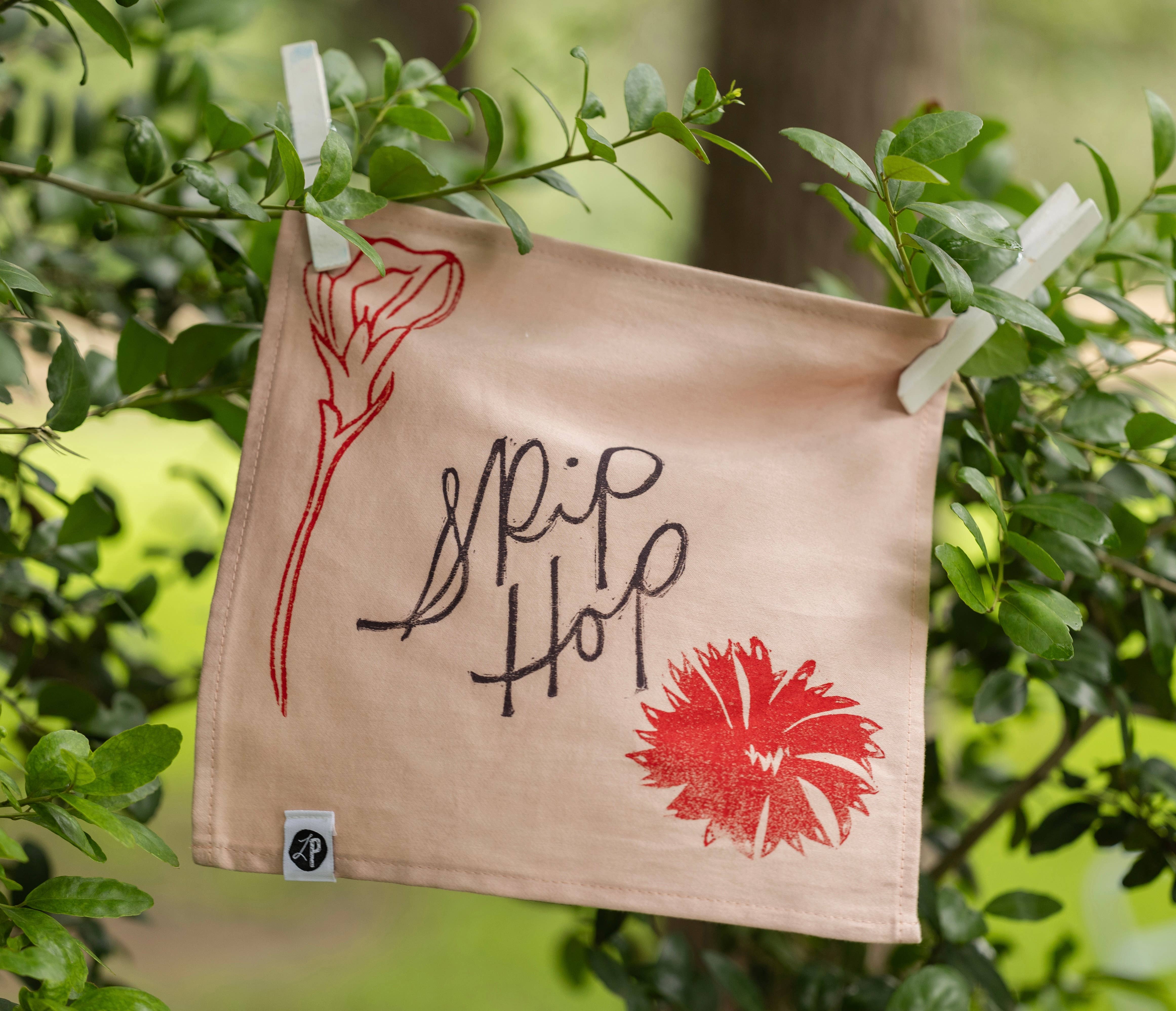 Letterpress PLAY - Vente Mouchoir en tissu – unisexe - Mouchoir en coton biologique1