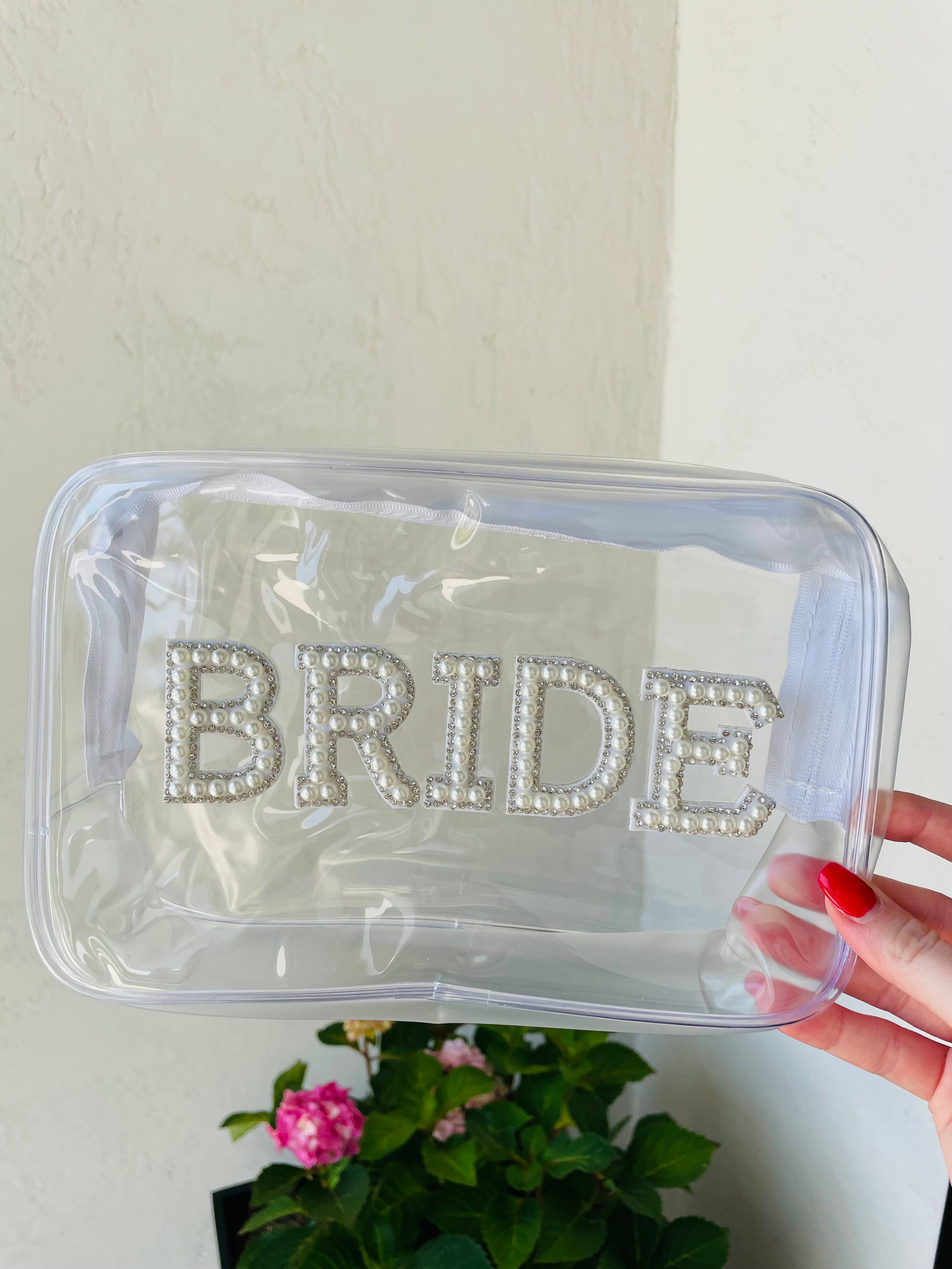 The Wildflower Company - Wholesale Makeup/Cosmetic Bag - Pearl Bride Makeup Travel Bag2