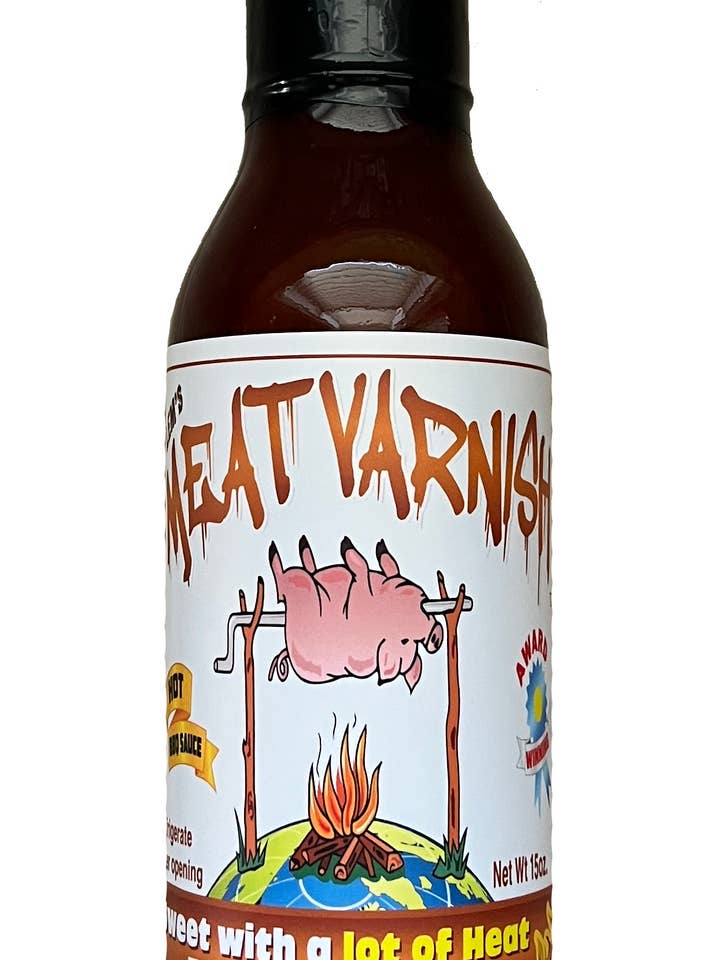 Lem's Meat Varnish BBQ Sauce (Hot) for wholesale by Lem's Meat Varnish