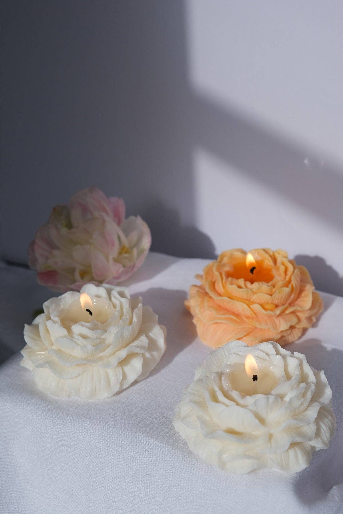 Interlude Candles – wholesale Novelty candle – Peony Shaped Candle1