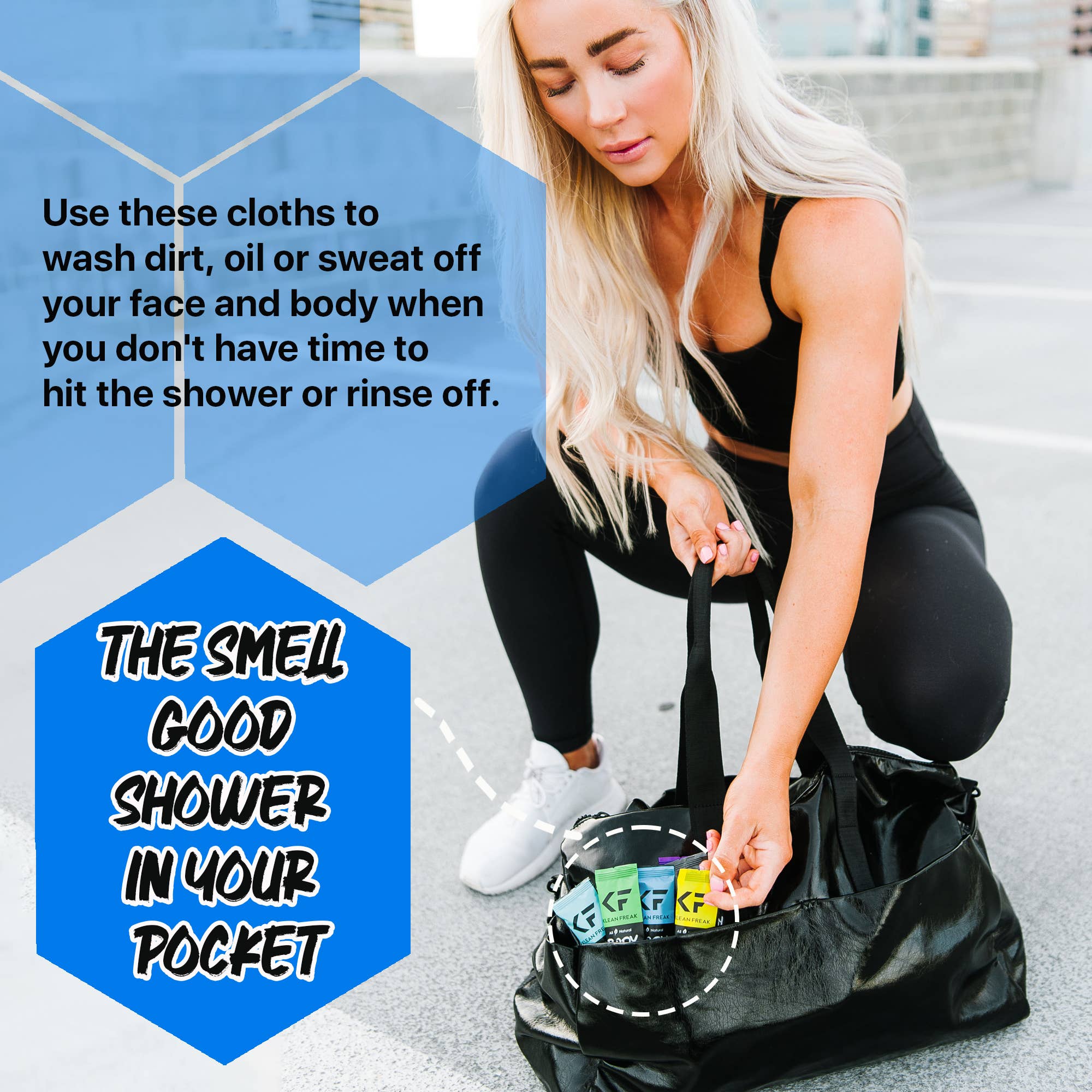 Klean Freak – Engroshandel Ansigts- og kropsservietter – Dusinpakk - Kokosnød4