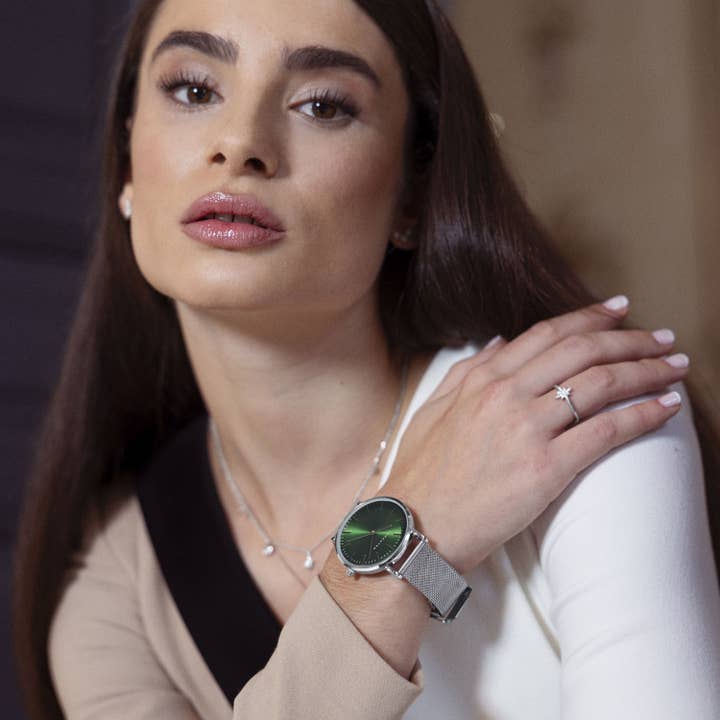 Luxenter – wholesale Armbandsur - Dam – Luxenter klocka Uzrai med rodiumfinish2