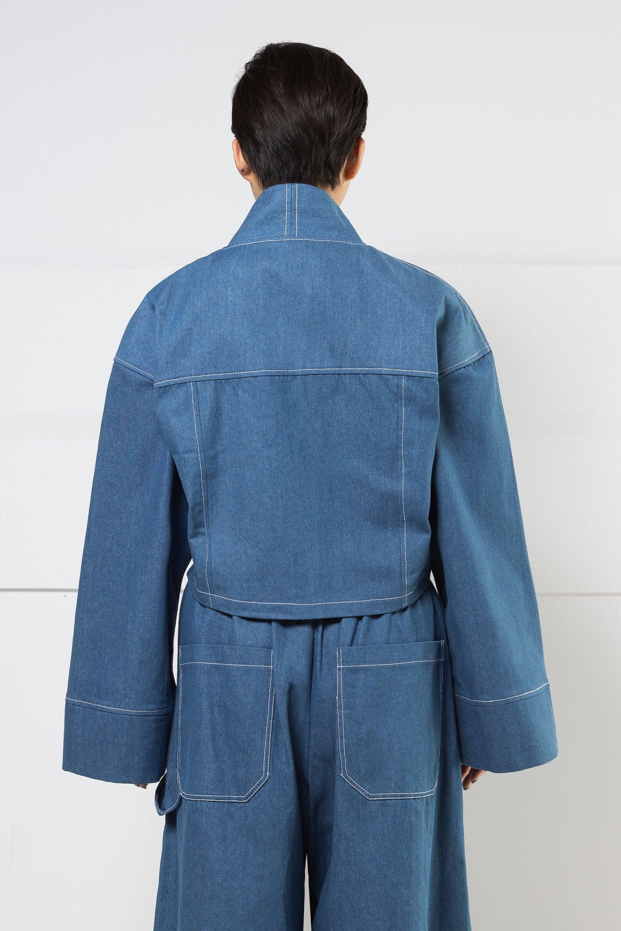 Mercy House Studio - Wholesale Denim Jacket - Women's - MIZO CROPPED JACKET3