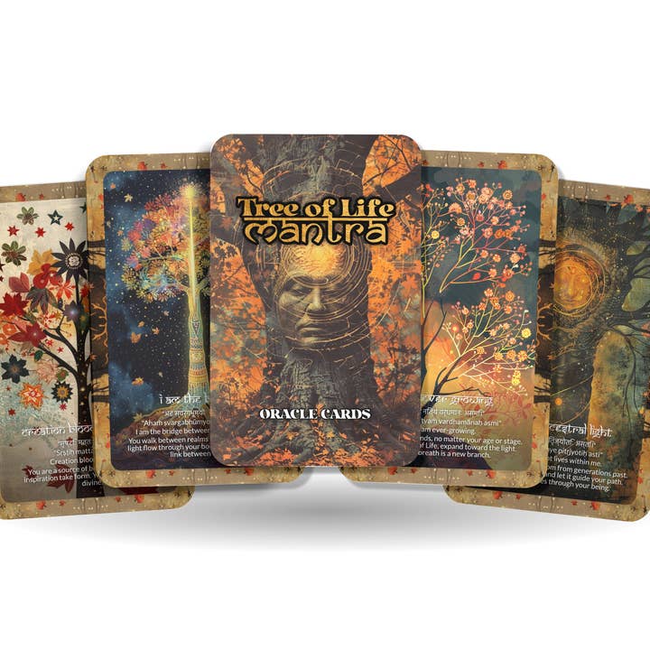 Tree of Life Mantra Sacred Blueprint Oracle Deck for wholesale by Ibiza Tarot USA