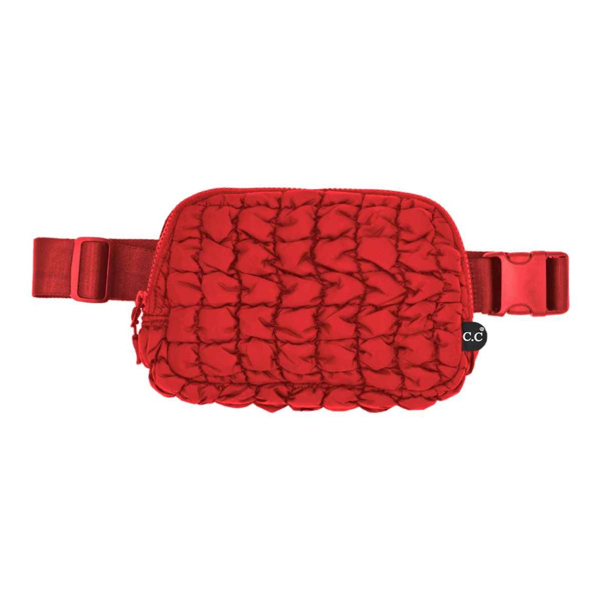 MiMi Wholesale - Wholesale Belt Bag - Women's - BGS0064 Tina Puffer Quilted Fanny Pack4
