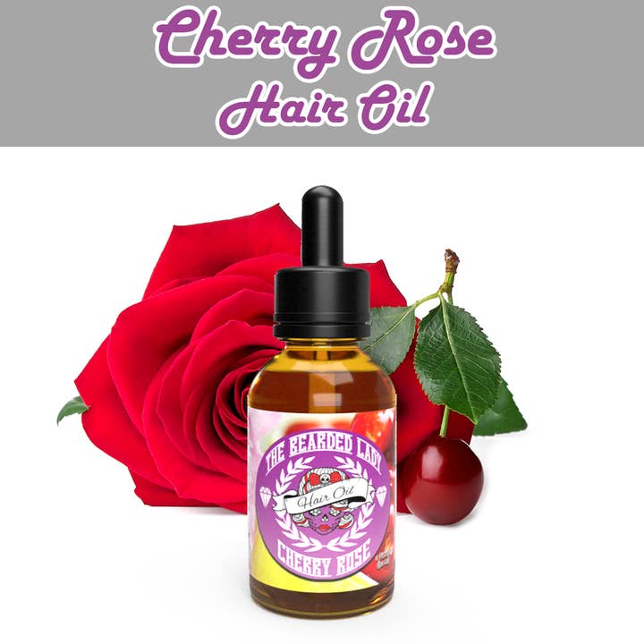 Huile capillaire The Bearded Lady - Cherry Rose pour la vente par Beard Care Club