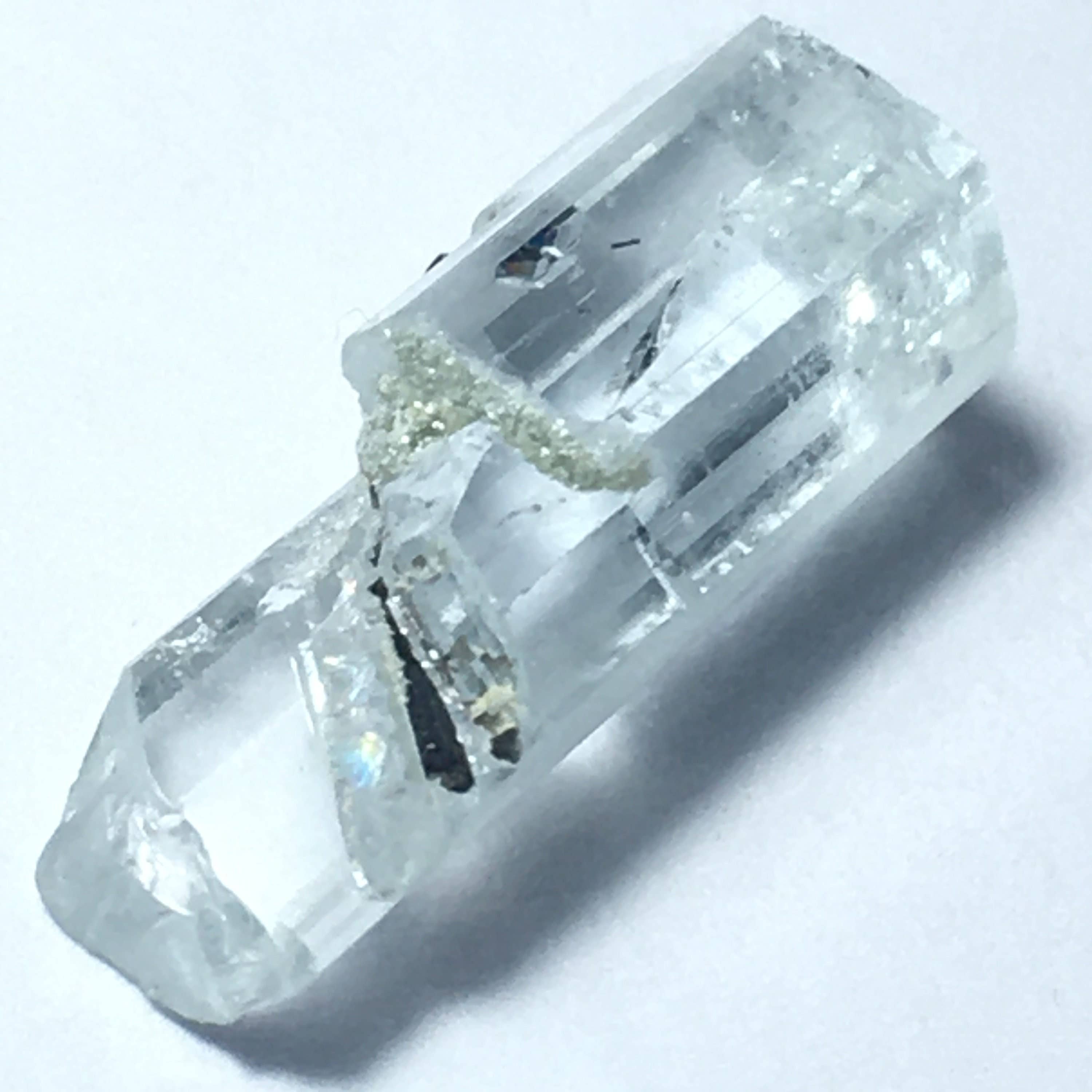 Wildheart Crystals - Wholesale Spiritual Stone/Crystal - Terminated Gem Aquamarine with Black Tourmaline 7.2ct1