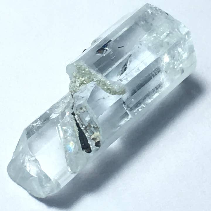 Wildheart Crystals - Wholesale Spiritual Stone/Crystal - Terminated Gem Aquamarine with Black Tourmaline 7.2ct1