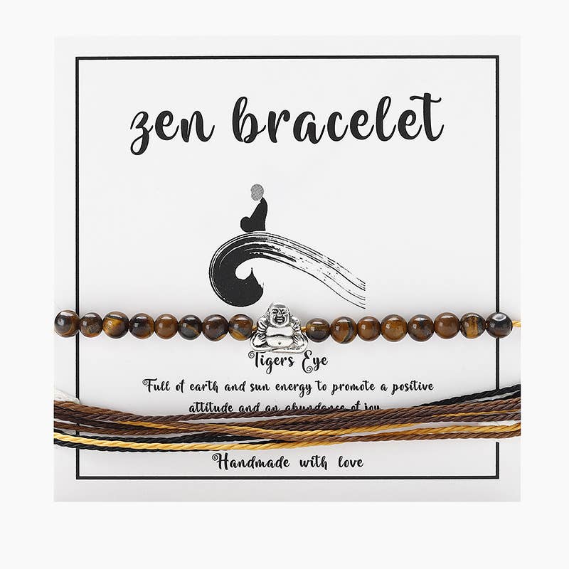 Gypsy Soul - Wholesale Beaded Bracelet - Zen Buddha Energy Bracelet - 12 pcs4