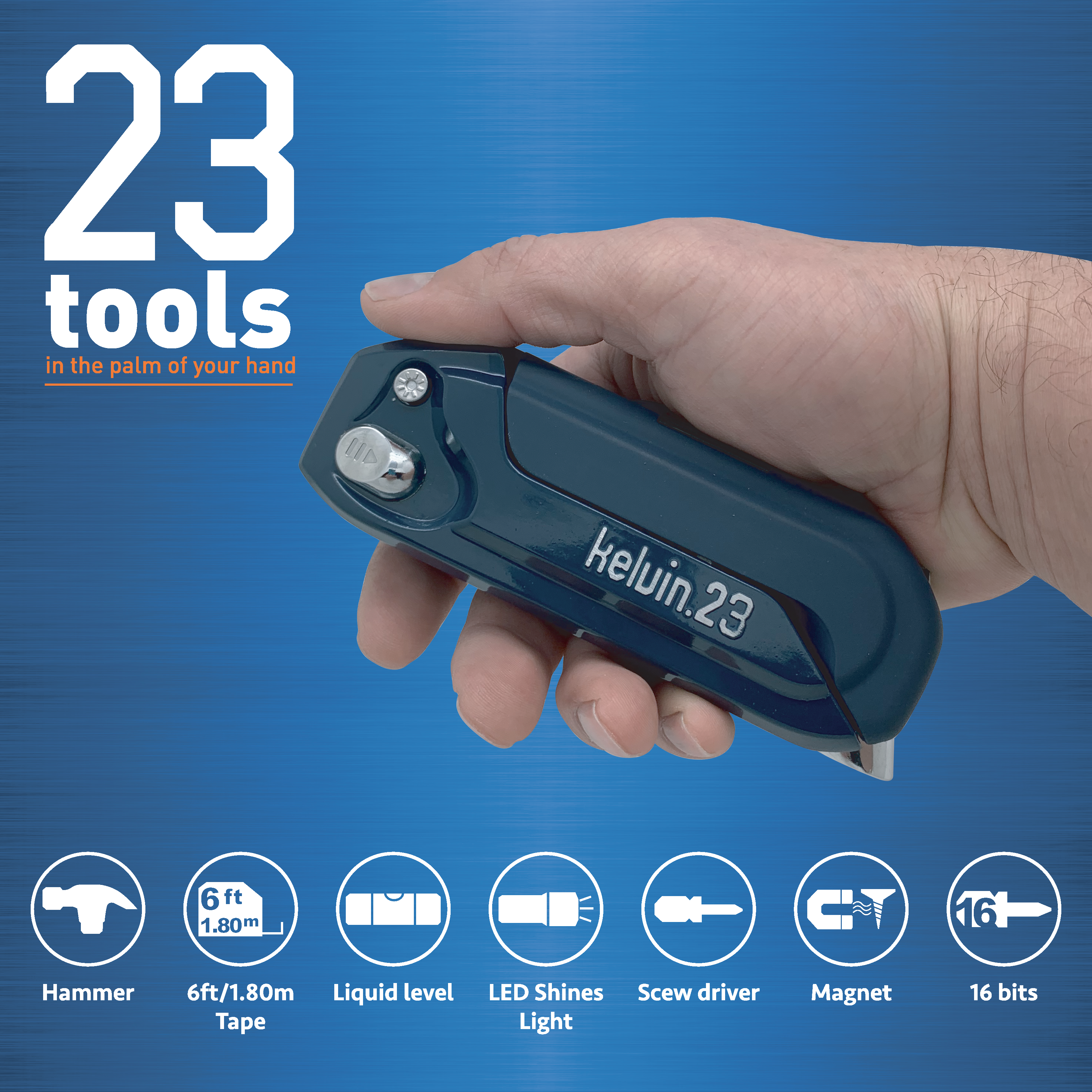 Kelvin Tools - Wholesale Handy Tool - Kelvin 23 - Navy - Urban Super Tool1