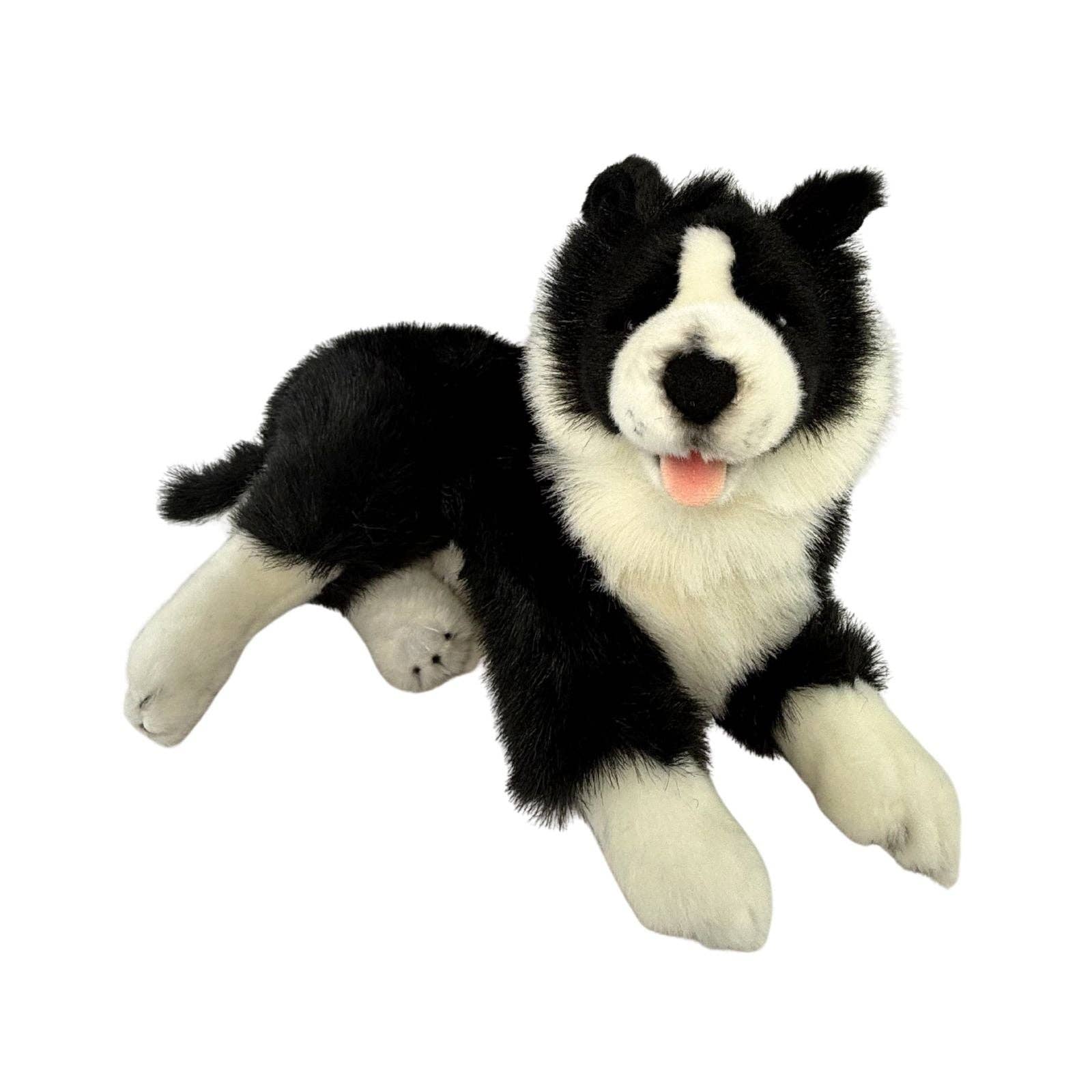 Bocchetta Plush Toys - Venta al por mayor Peluche - Perros - Starsky - Border Collie - 40 cm tumbado7