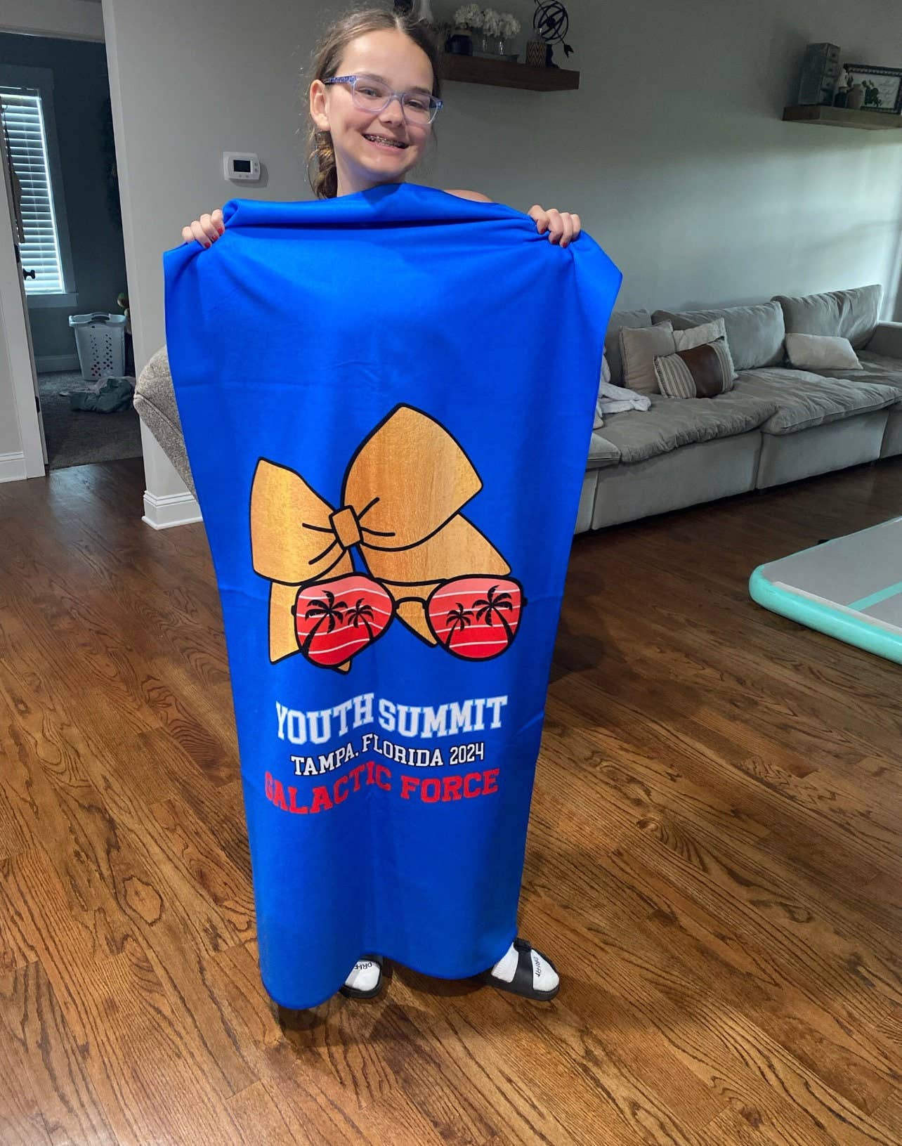 BloomAngel - Wholesale Sports towel - Custom Personalized Sports Team Logo Rally Gym Towel #21