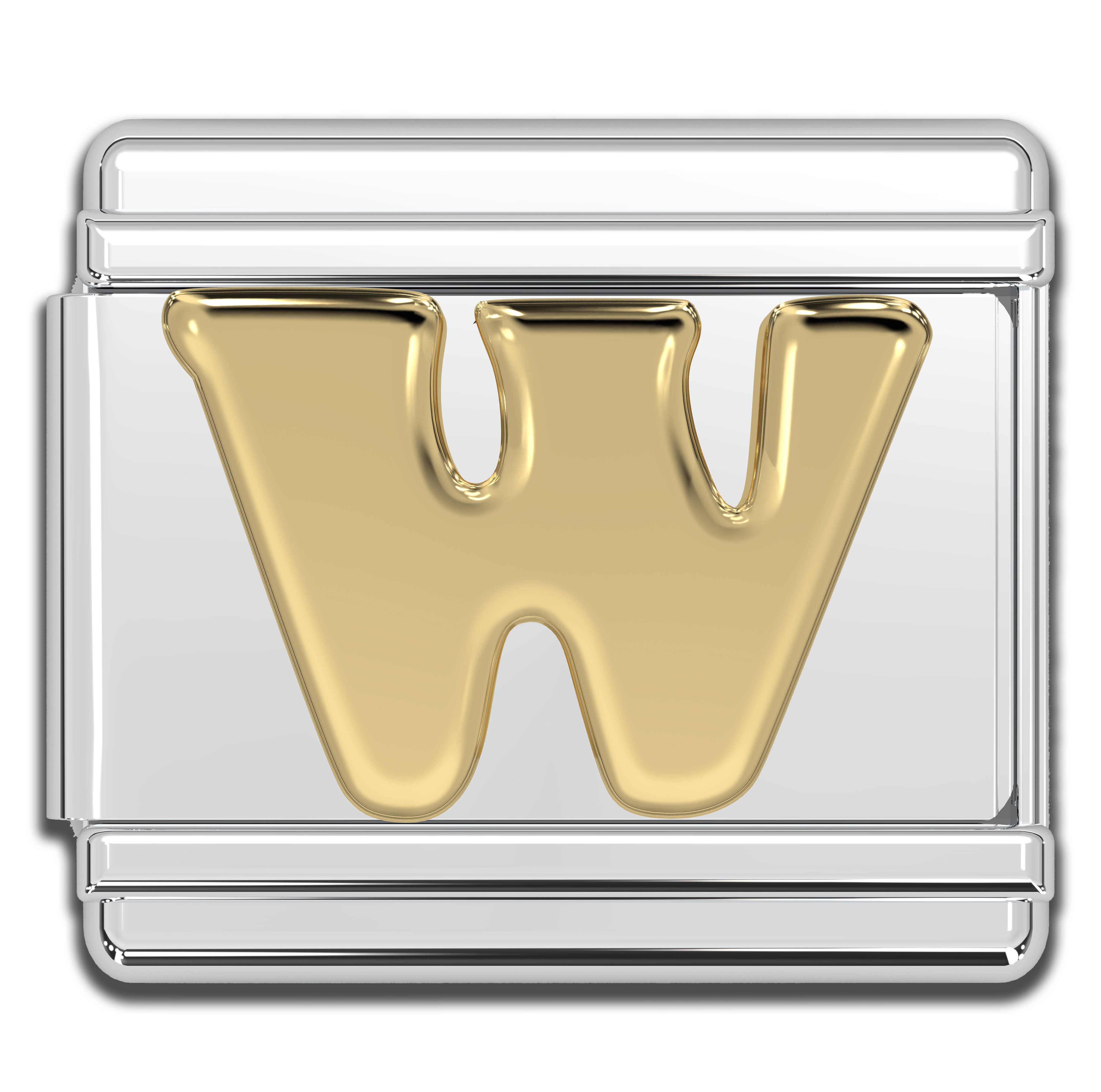 Natalia - Wholesale Individual Charm/Pendant - Italian Charm Letters A-Z - 9mm Gold Bracelet Charms19