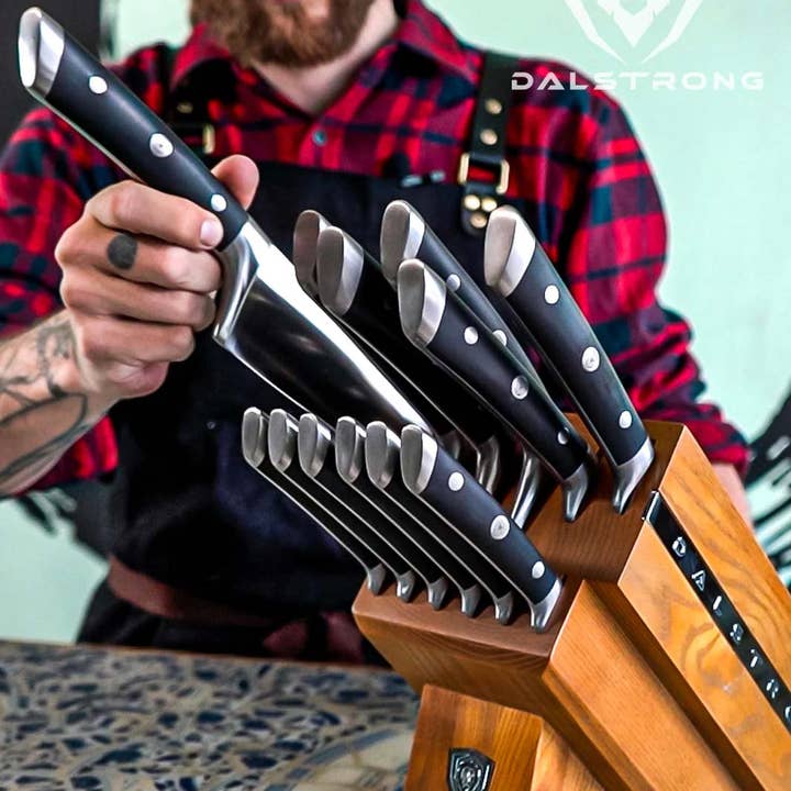 Dalstrong - Wholesale Knife Set - 12-Piece Block Set | Black | Gladiator Series | Dalstrong ©7