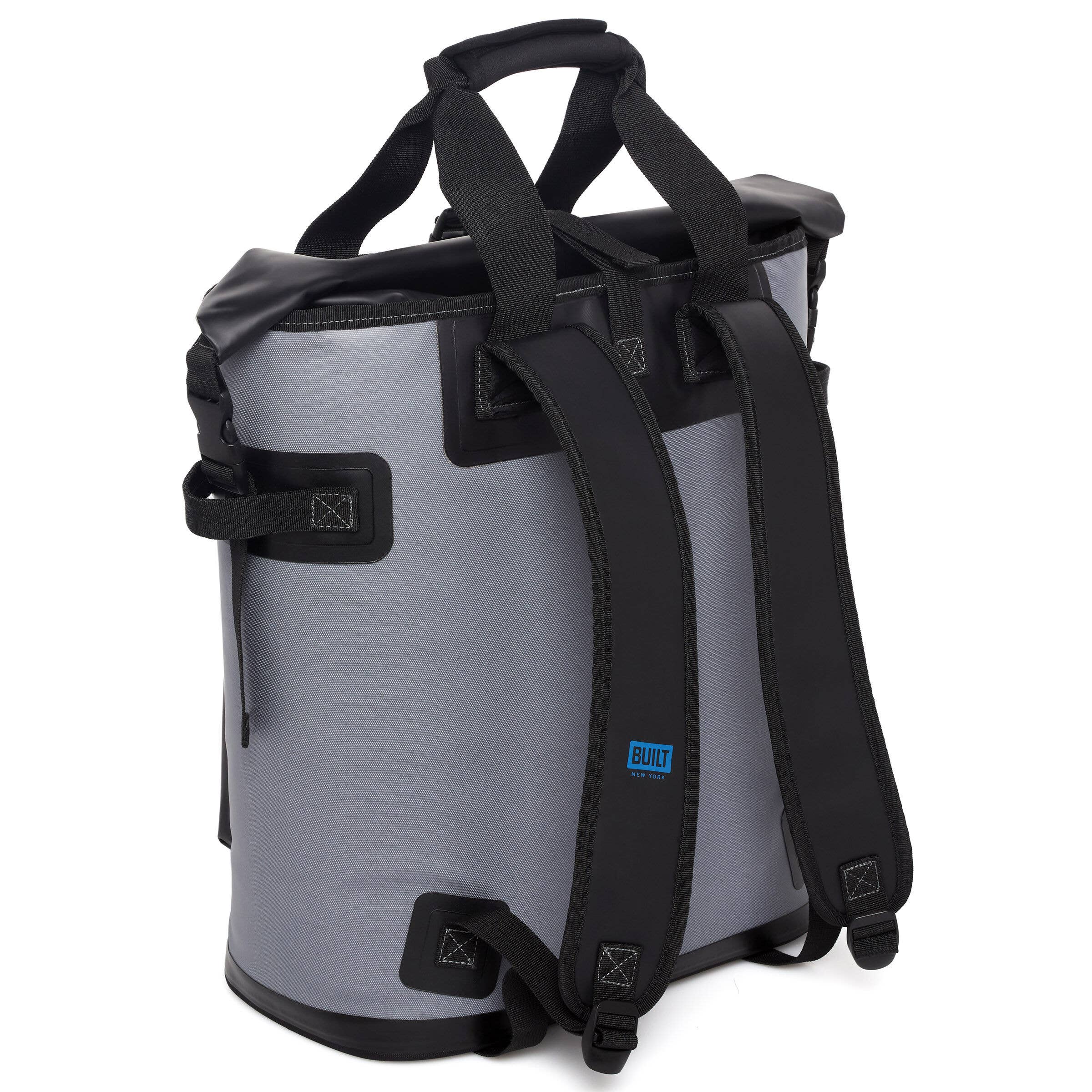 Built NY - Wholesale Cooler/Cooler Bag - Welded Cooler Backpack - Pewter Grey1