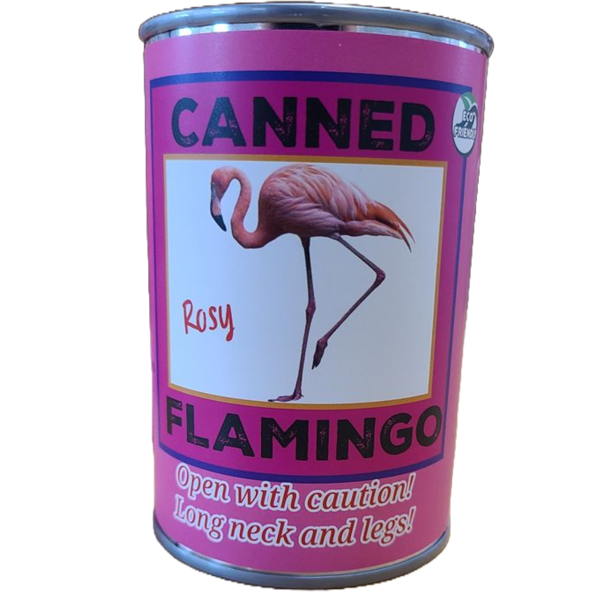 Canned Gifts - Wholesale Knuffels - Kinderen en baby - Rosy the Canned Flamingo met grappen - milieuvriendelijk gerecycled5