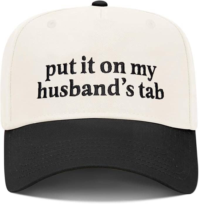 Rare Creative Expressions - Wholesale Trucker Hat - Women's - Put It On My Husband’s Tab Embroidered Vintage Hat0
