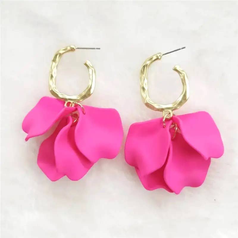 TLD Designs - Vente Boucles d'oreilles pendantes - mousseline1