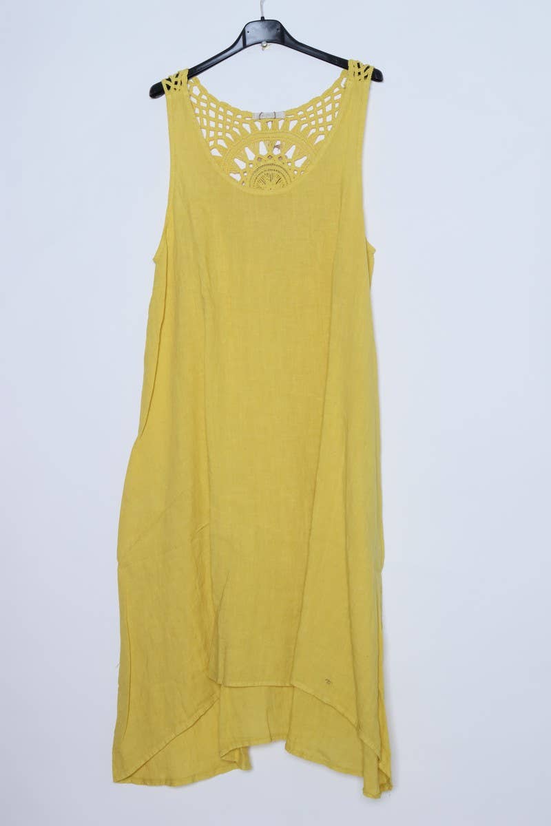 LÉA & LUC – wholesale Dress – Women's – Sleeveless long dresses in 100% Linen REF. 490831