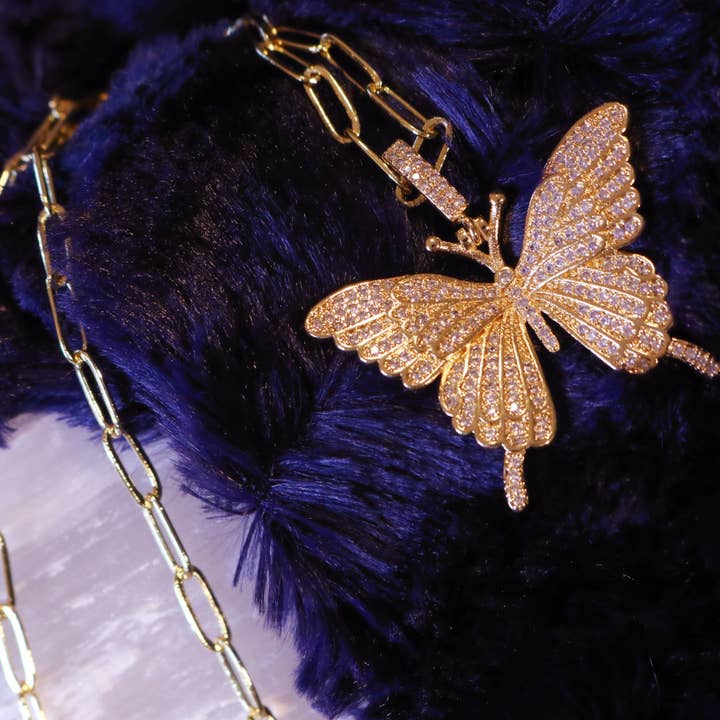 Butterfly Transformation Necklace - Bali Moon for wholesale by Bali Moon Jewels