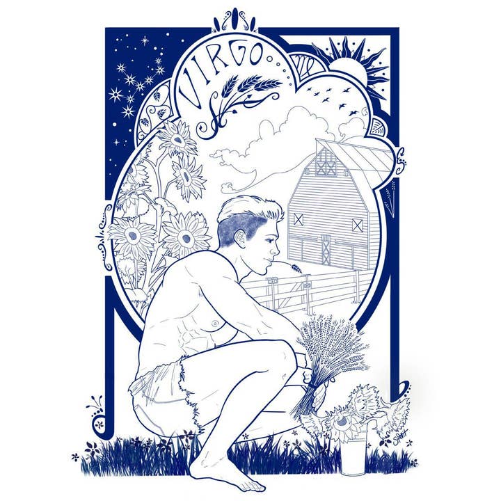 Virgo Special Edition Zodiac T-Shirt for wholesale by Assassin Menswear