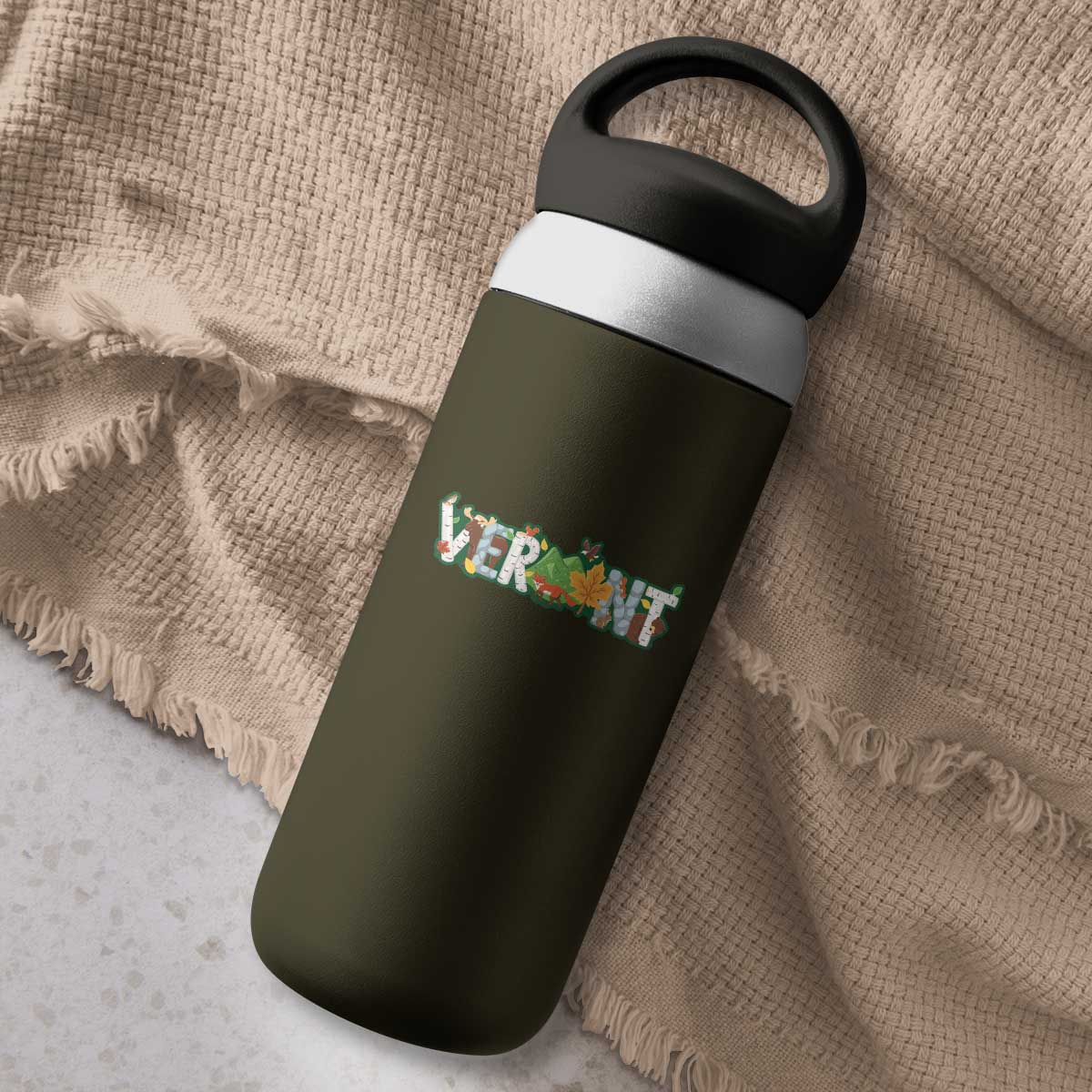 RetroPlanet - Wholesale Phone & Laptop Stickers - Vermont Whimsical Animals Mini Sticker 20 ct2