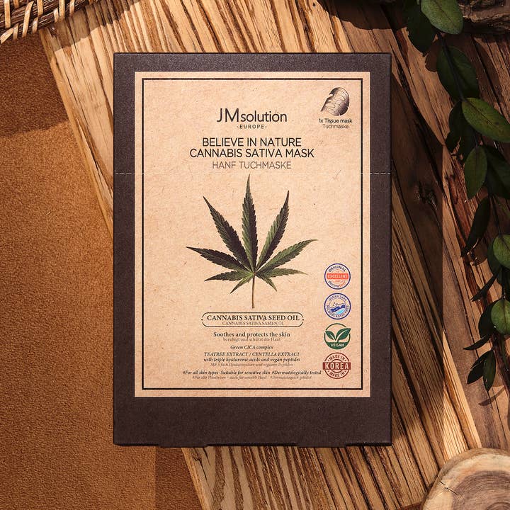 JMsolution Europe – Máscara facial por atacado – JMsolution Europe - Acreditar na Natureza Máscara de Óleo de Cannabis Sativa