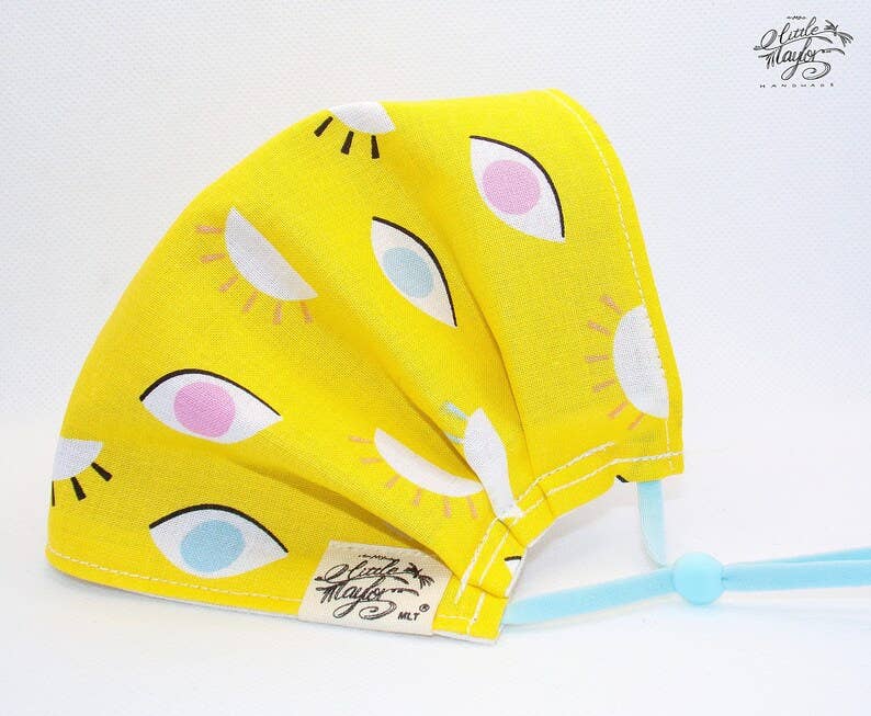 Athena - Vente Masques jetables non médicaux - Masque facial « Can’t take my eyes off you » en coton confortable et respirant0